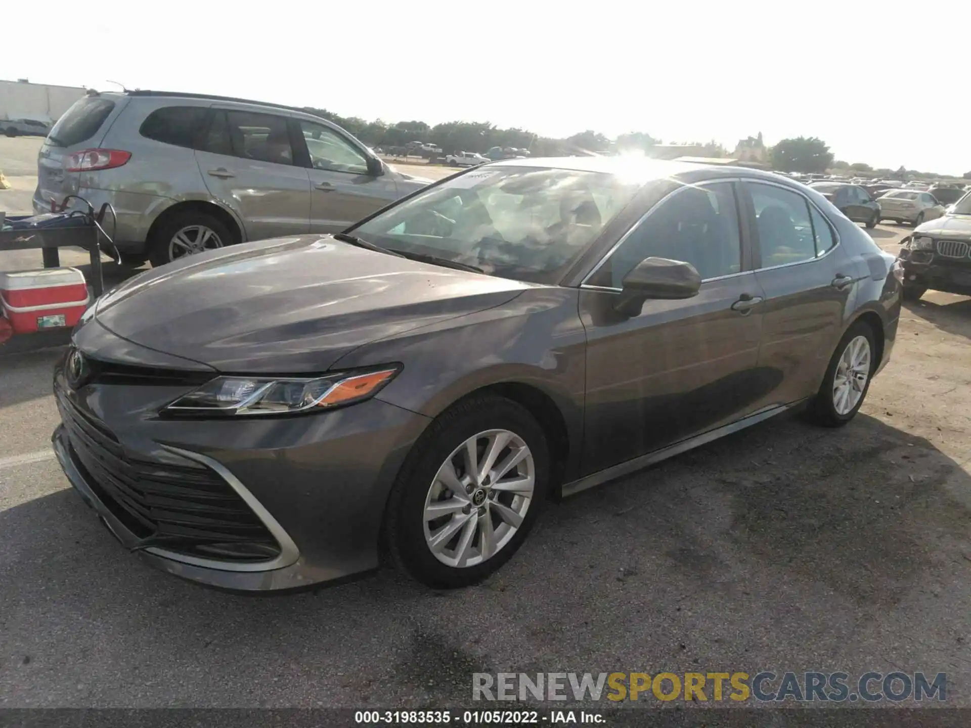 2 Photograph of a damaged car 4T1C11AK6MU455350 TOYOTA CAMRY 2021