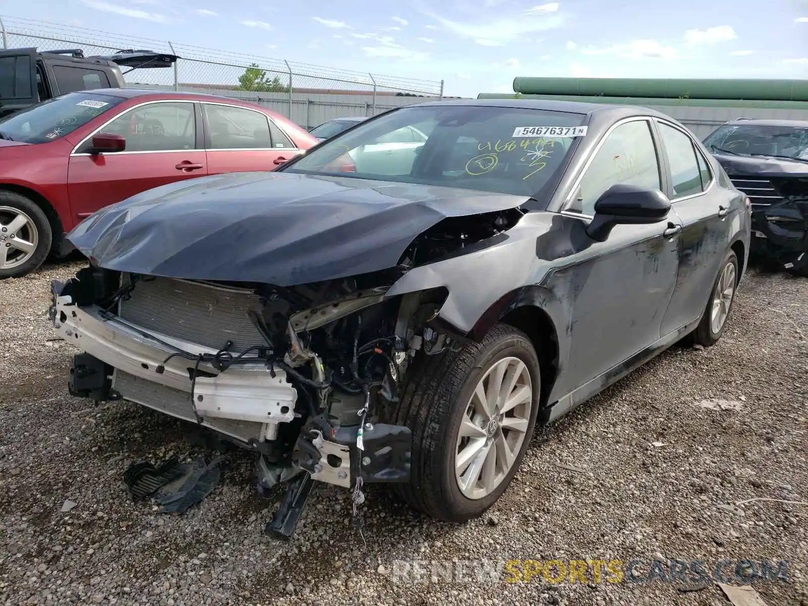 2 Photograph of a damaged car 4T1C11AK6MU468499 TOYOTA CAMRY 2021