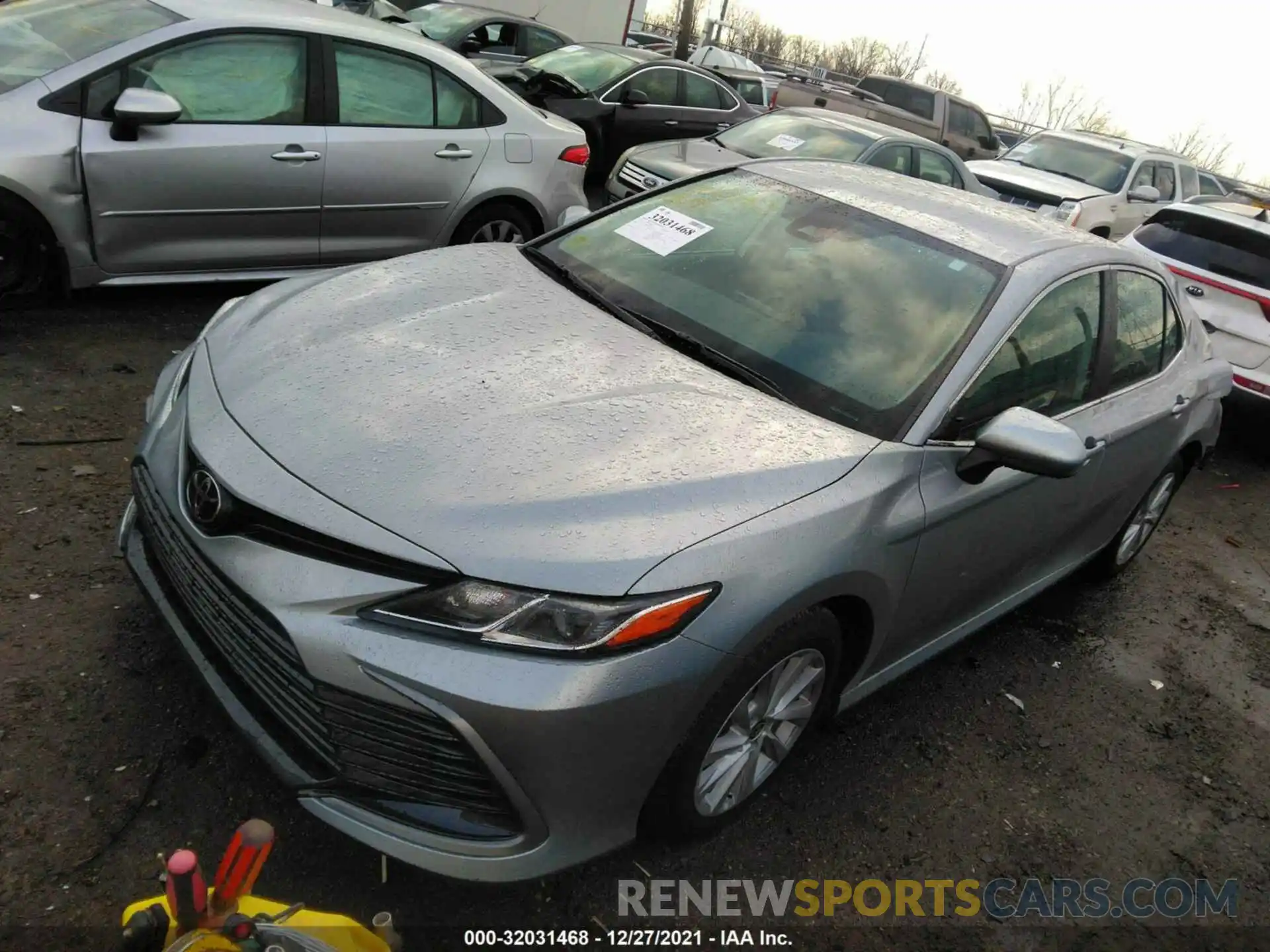 2 Photograph of a damaged car 4T1C11AK6MU492592 TOYOTA CAMRY 2021