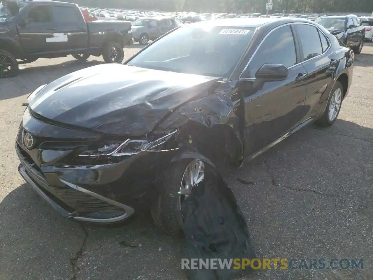 2 Photograph of a damaged car 4T1C11AK6MU562737 TOYOTA CAMRY 2021