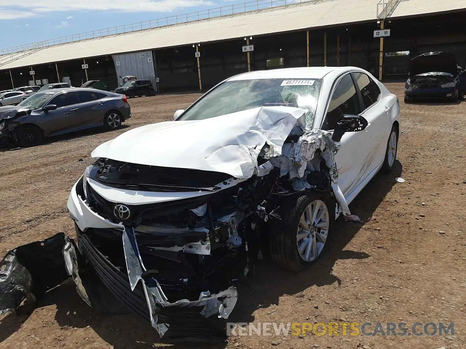 2 Photograph of a damaged car 4T1C11AK6MU569512 TOYOTA CAMRY 2021