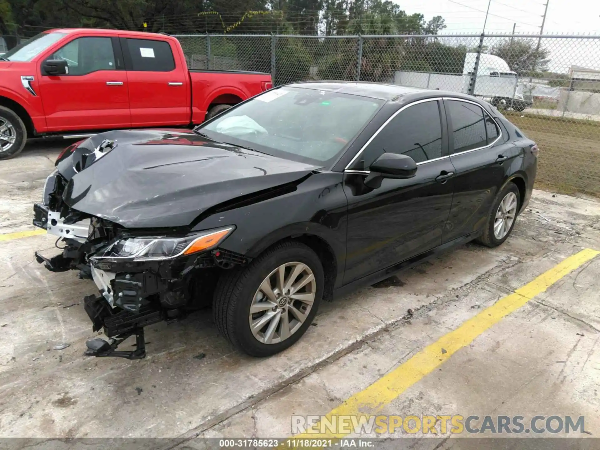 2 Photograph of a damaged car 4T1C11AK6MU581630 TOYOTA CAMRY 2021