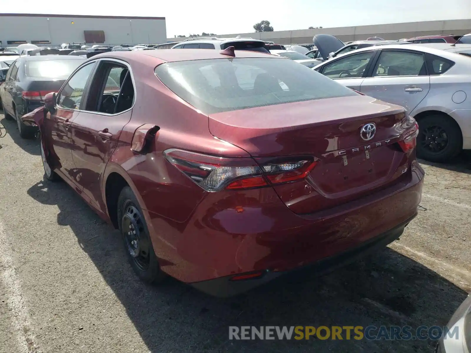 3 Photograph of a damaged car 4T1C11AK6MU591073 TOYOTA CAMRY 2021