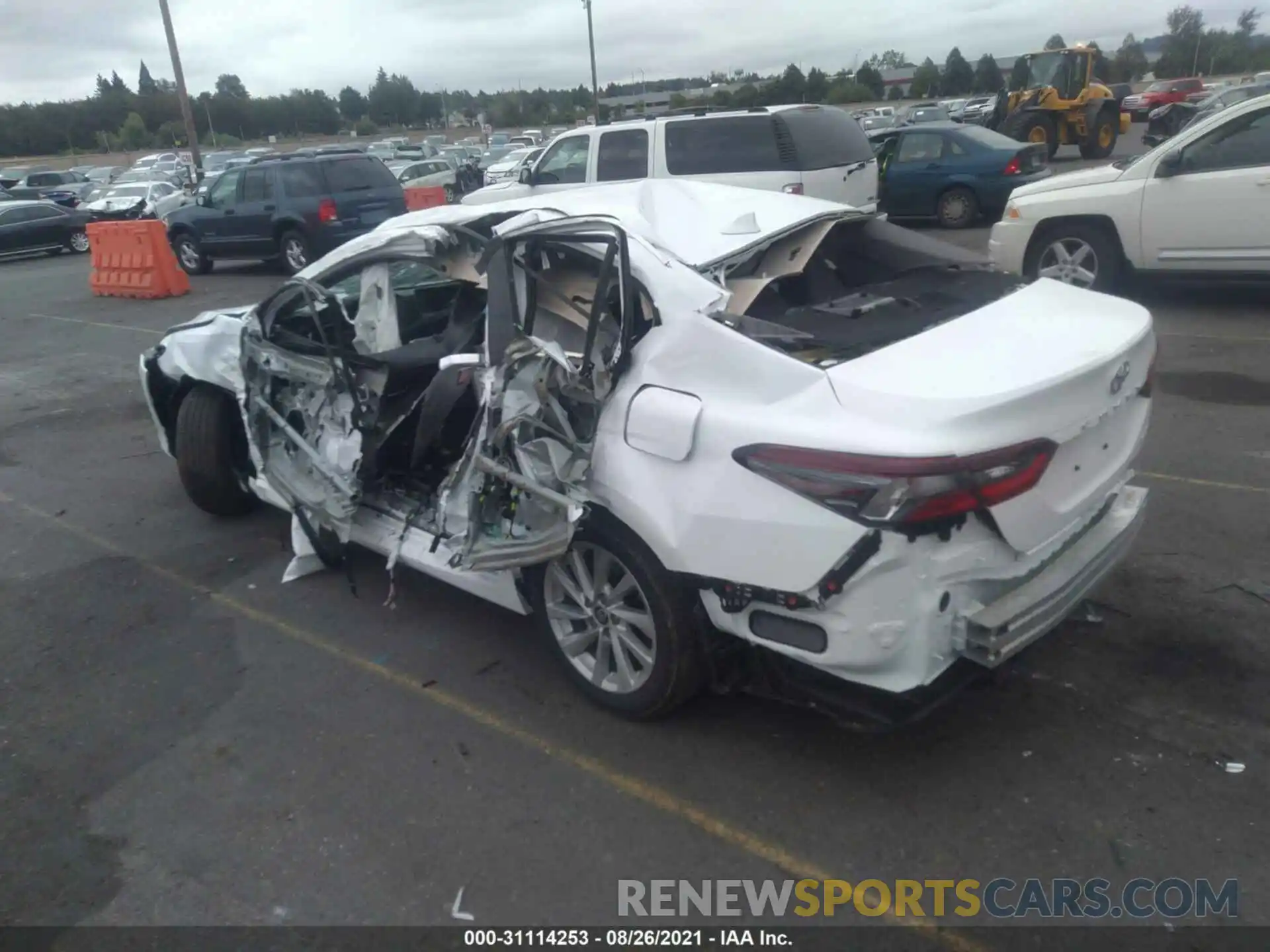 3 Photograph of a damaged car 4T1C11AK6MU593468 TOYOTA CAMRY 2021