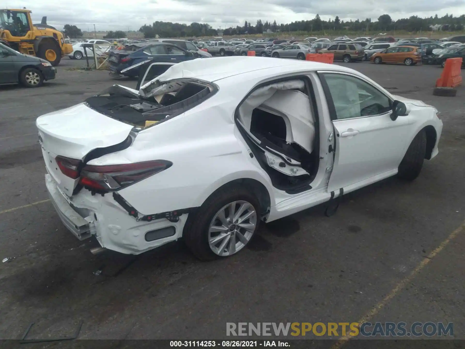 4 Photograph of a damaged car 4T1C11AK6MU593468 TOYOTA CAMRY 2021