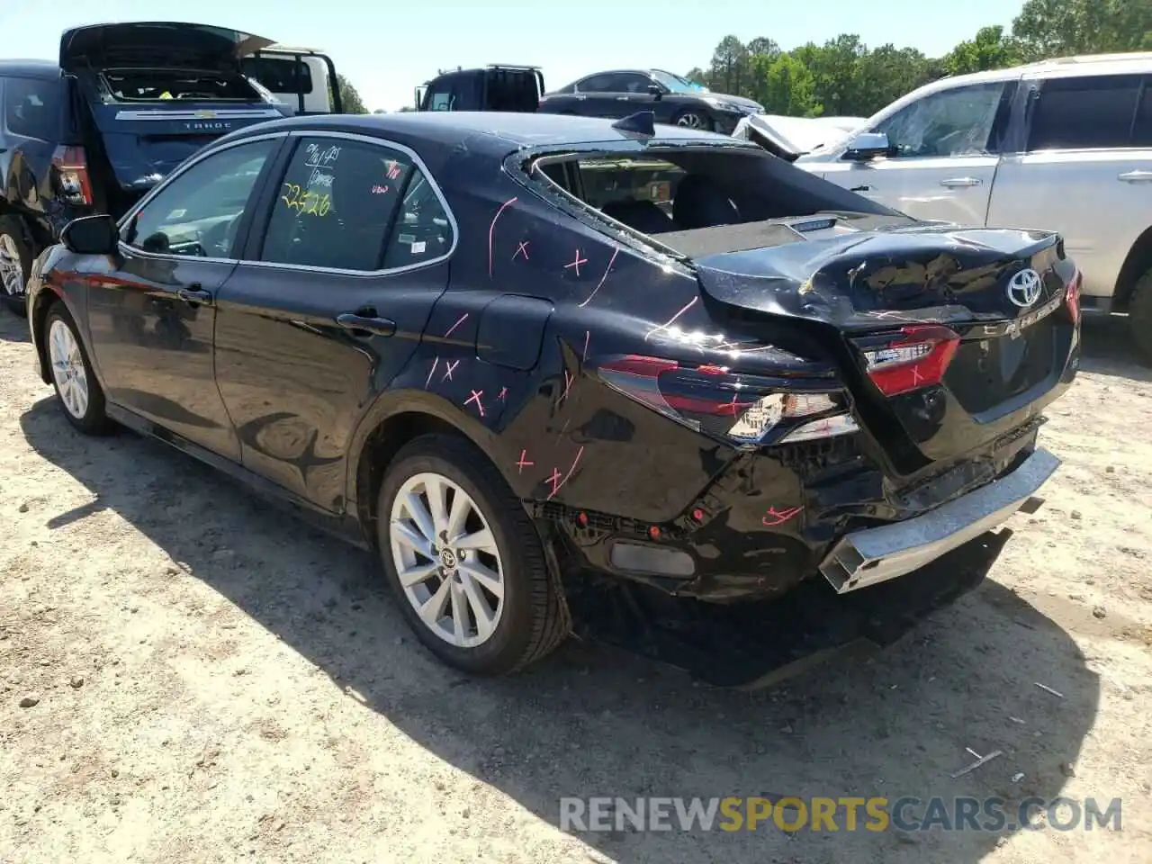 3 Photograph of a damaged car 4T1C11AK6MU594202 TOYOTA CAMRY 2021