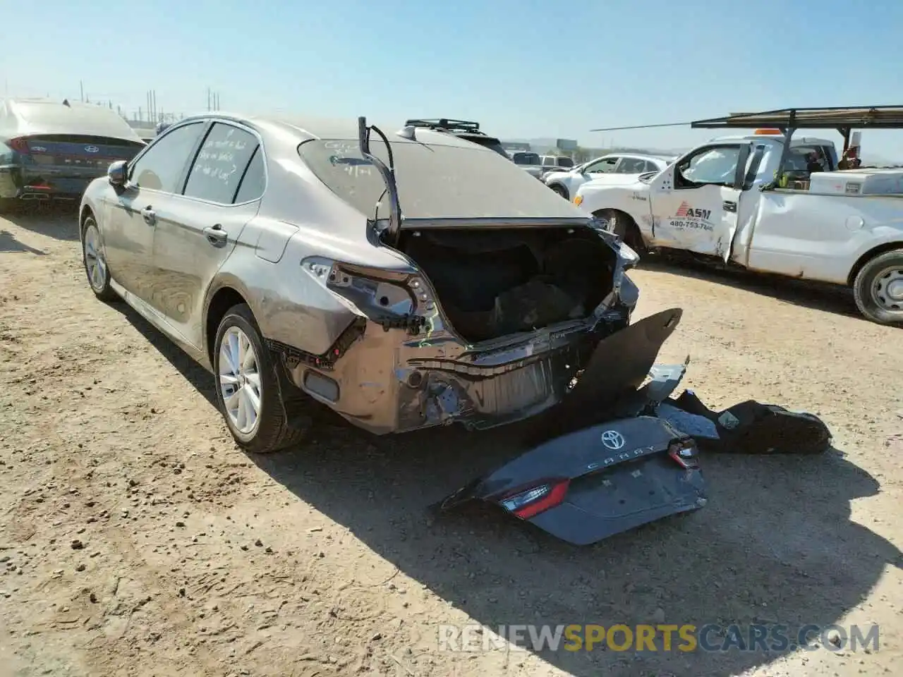 3 Photograph of a damaged car 4T1C11AK6MU606106 TOYOTA CAMRY 2021