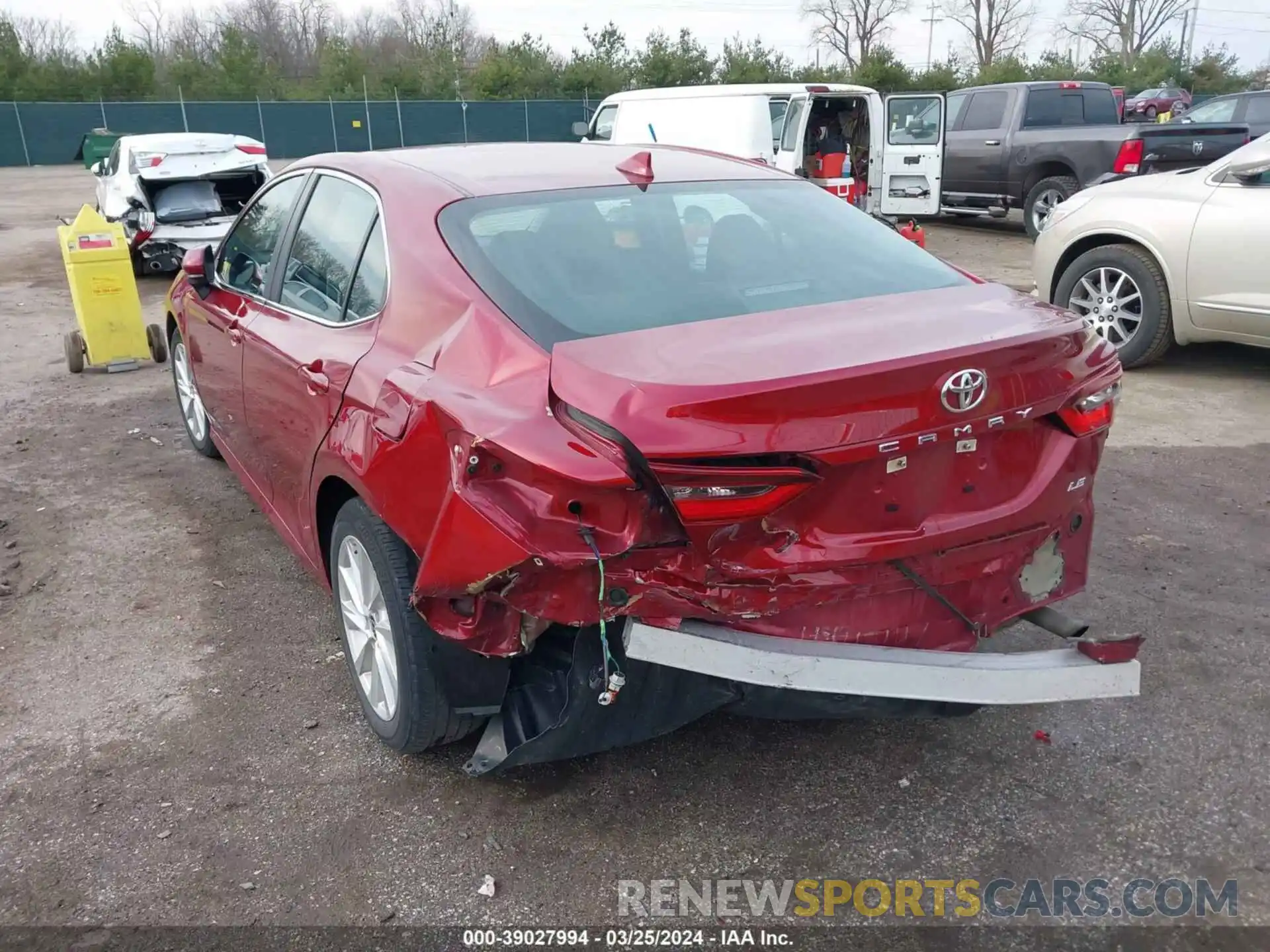 3 Photograph of a damaged car 4T1C11AK6MU607952 TOYOTA CAMRY 2021