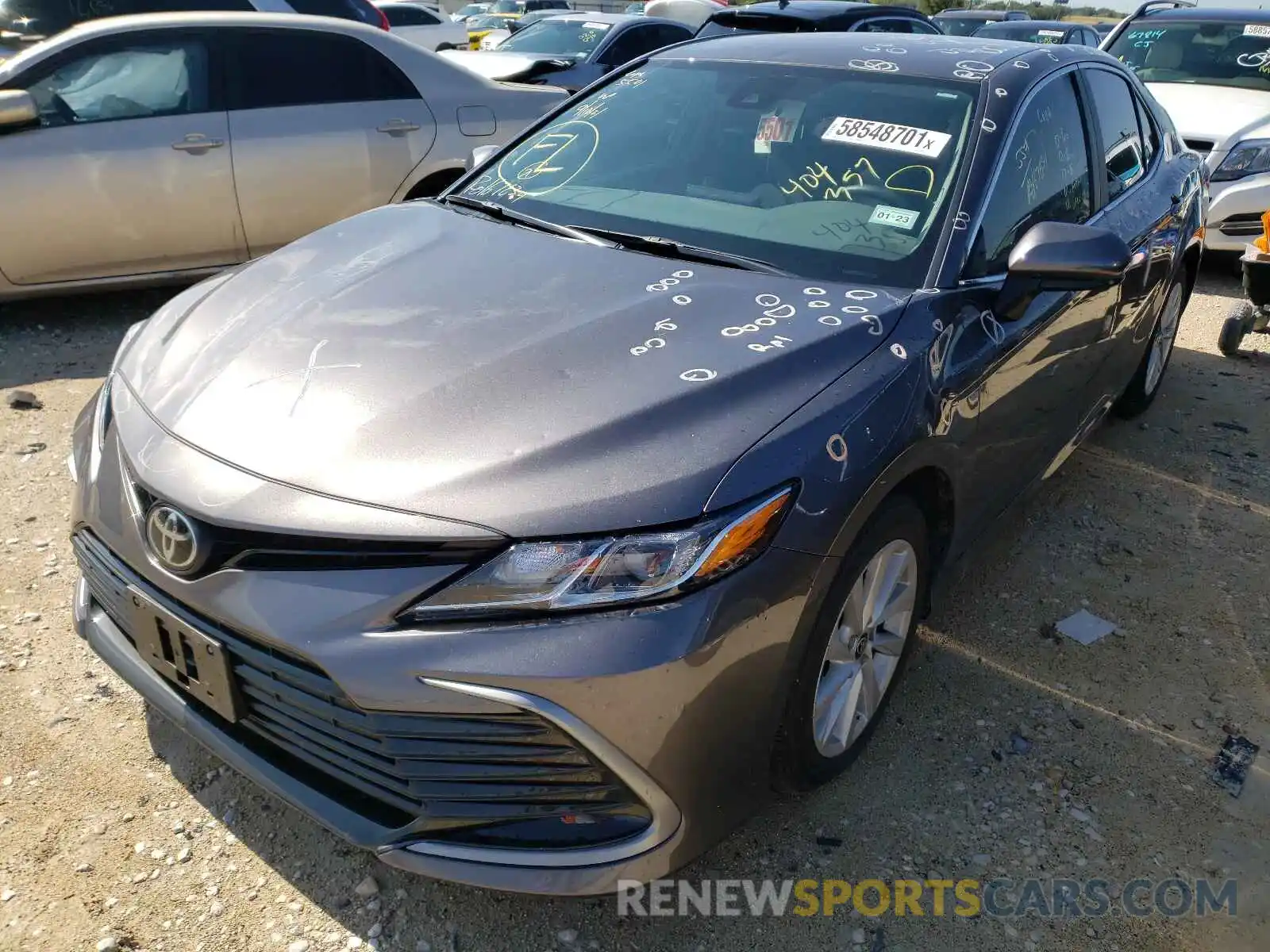 2 Photograph of a damaged car 4T1C11AK7MU404357 TOYOTA CAMRY 2021