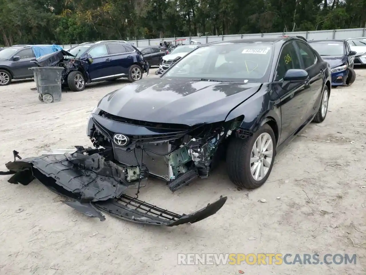 2 Photograph of a damaged car 4T1C11AK7MU413480 TOYOTA CAMRY 2021