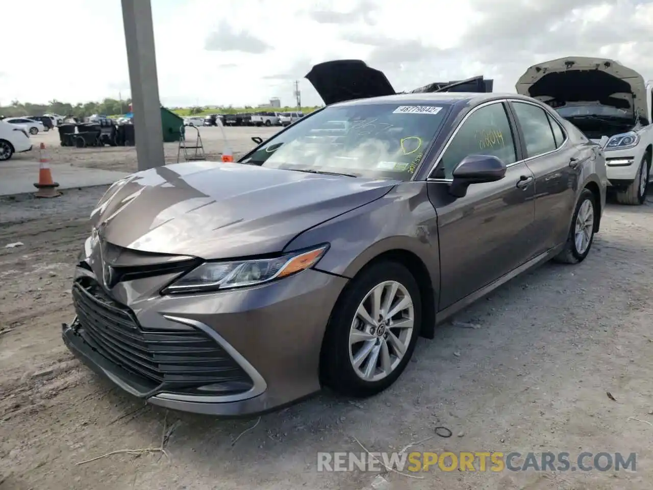 2 Photograph of a damaged car 4T1C11AK7MU425760 TOYOTA CAMRY 2021