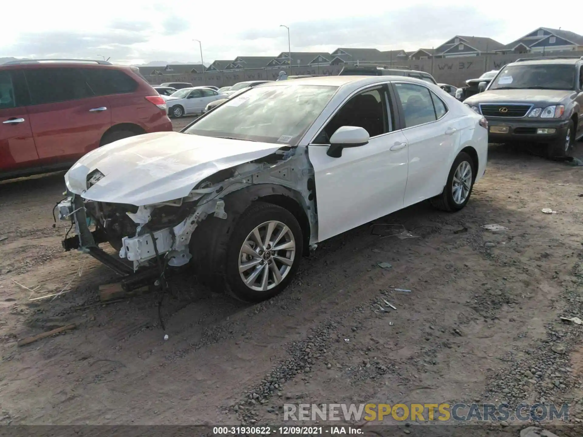 2 Photograph of a damaged car 4T1C11AK7MU447581 TOYOTA CAMRY 2021