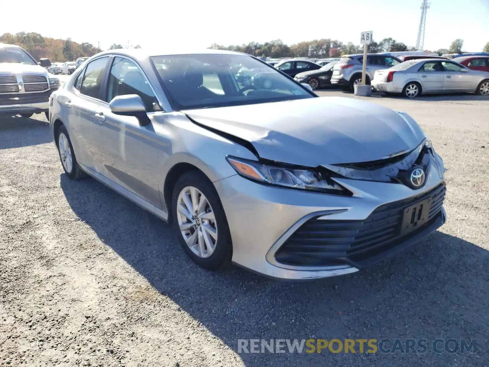 1 Photograph of a damaged car 4T1C11AK7MU453896 TOYOTA CAMRY 2021