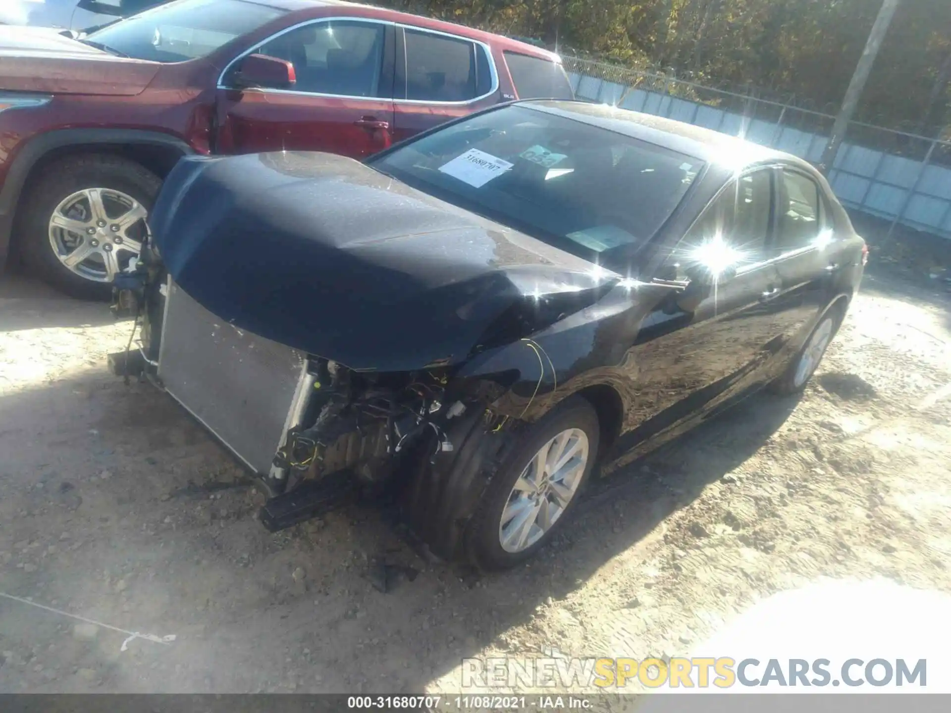 2 Photograph of a damaged car 4T1C11AK7MU456149 TOYOTA CAMRY 2021