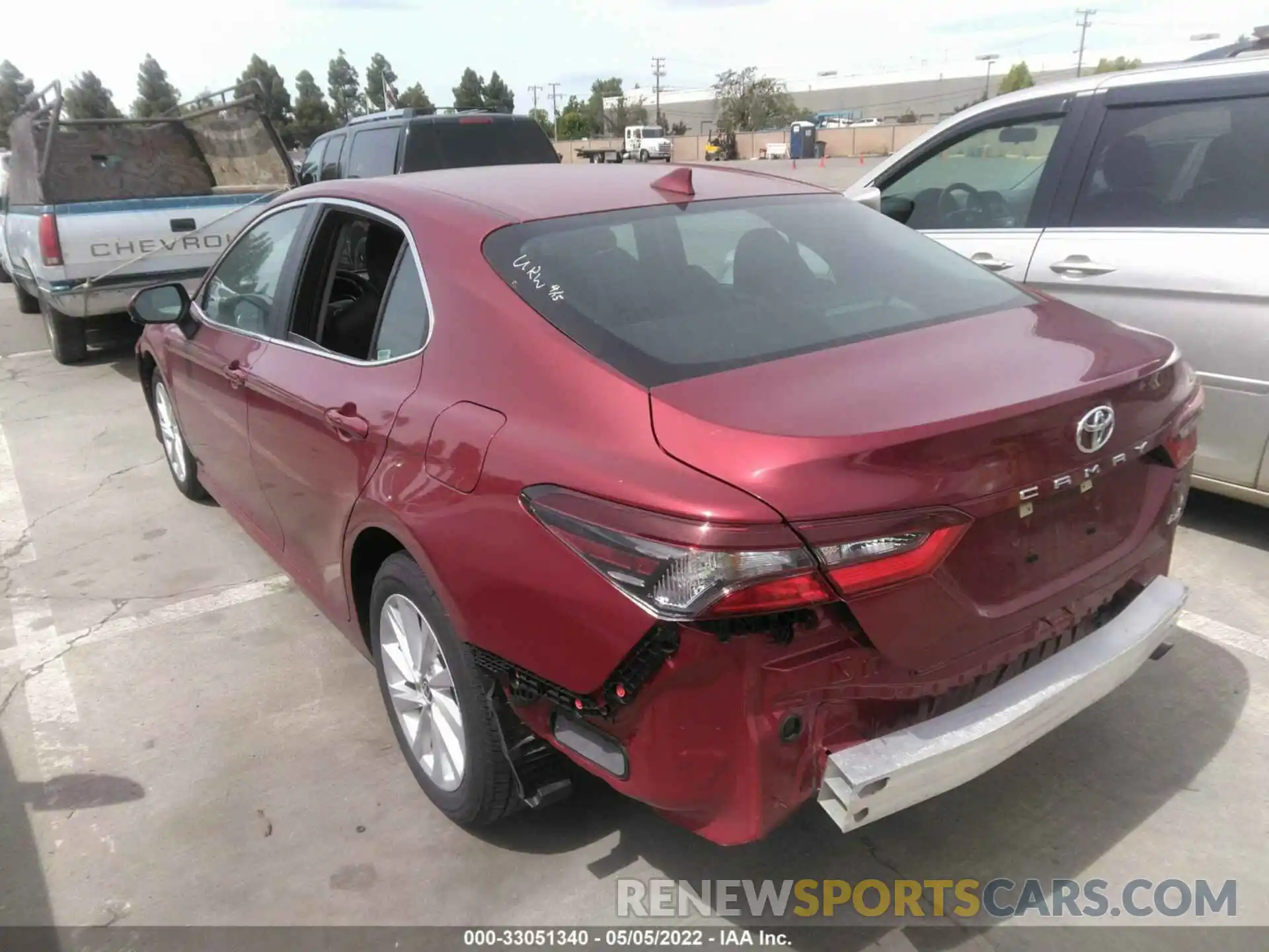 3 Photograph of a damaged car 4T1C11AK7MU472707 TOYOTA CAMRY 2021