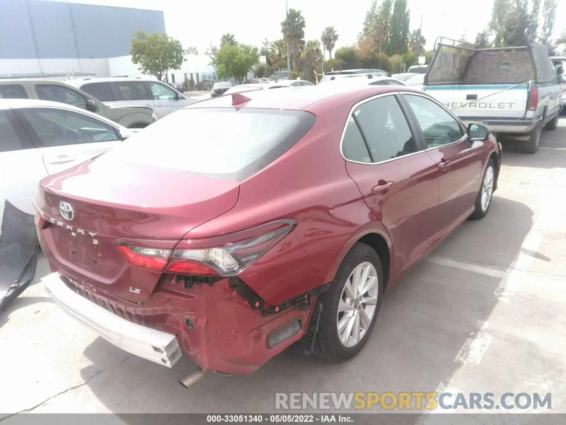 4 Photograph of a damaged car 4T1C11AK7MU472707 TOYOTA CAMRY 2021