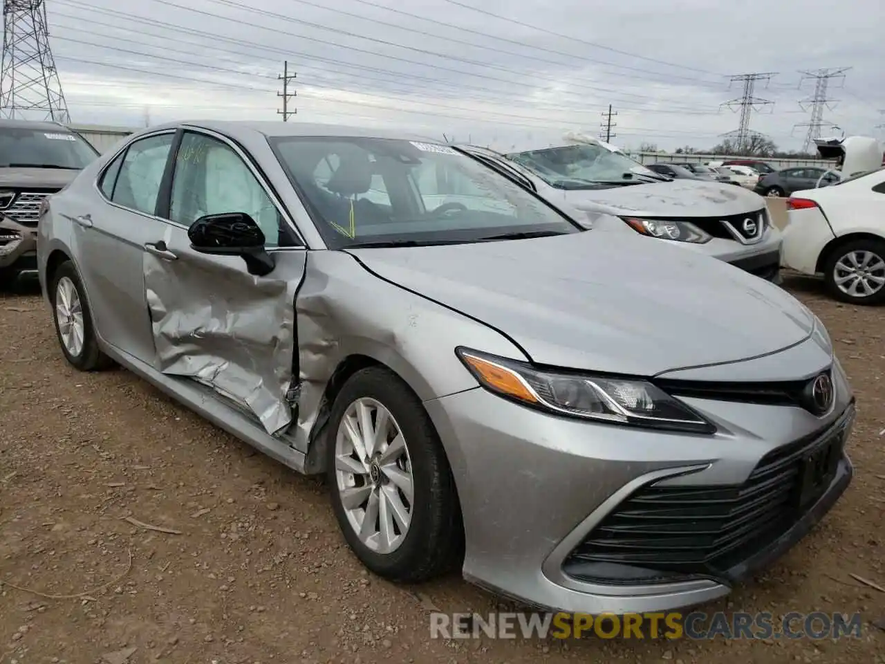 1 Photograph of a damaged car 4T1C11AK7MU478989 TOYOTA CAMRY 2021