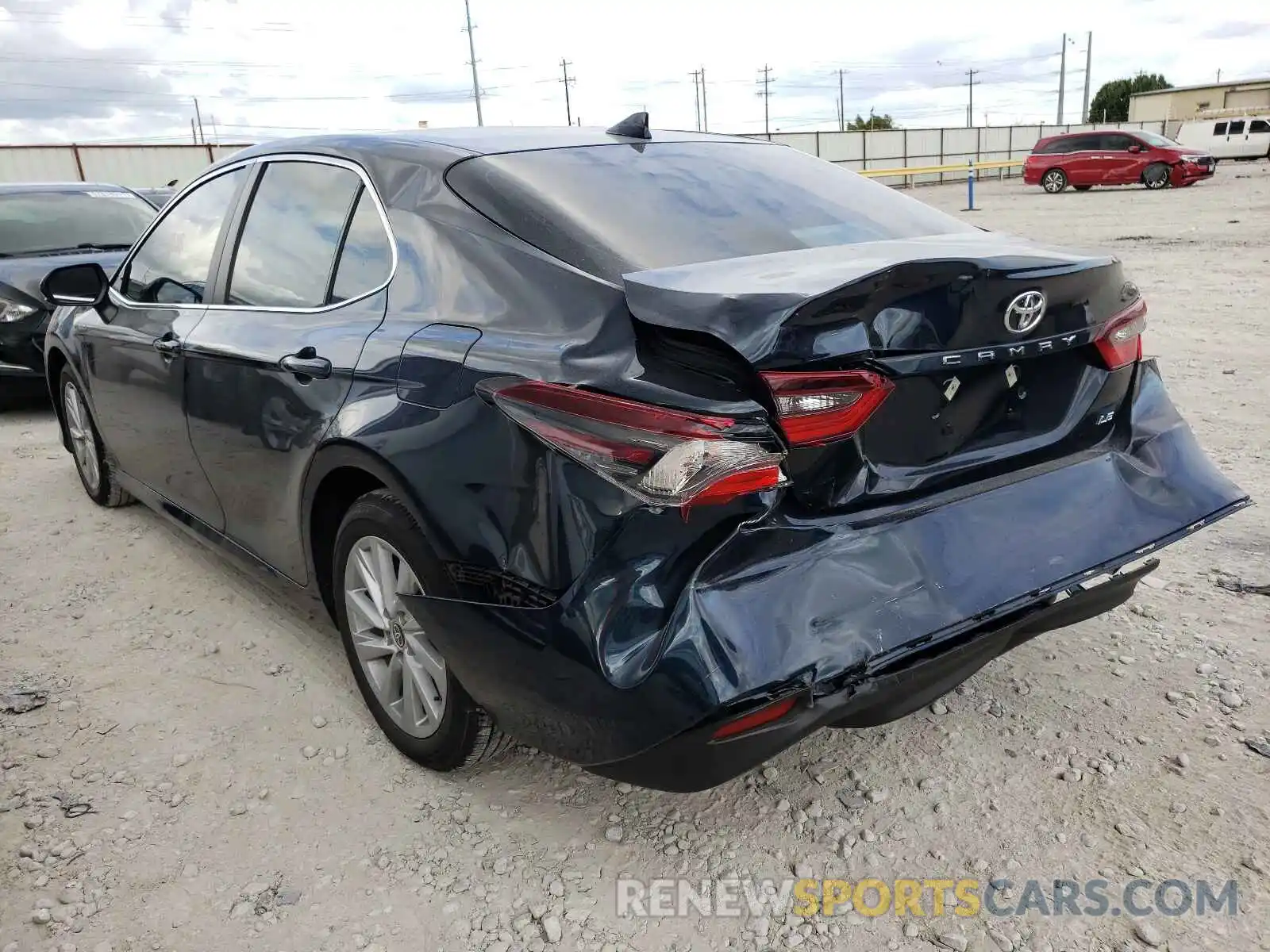 3 Photograph of a damaged car 4T1C11AK7MU497851 TOYOTA CAMRY 2021