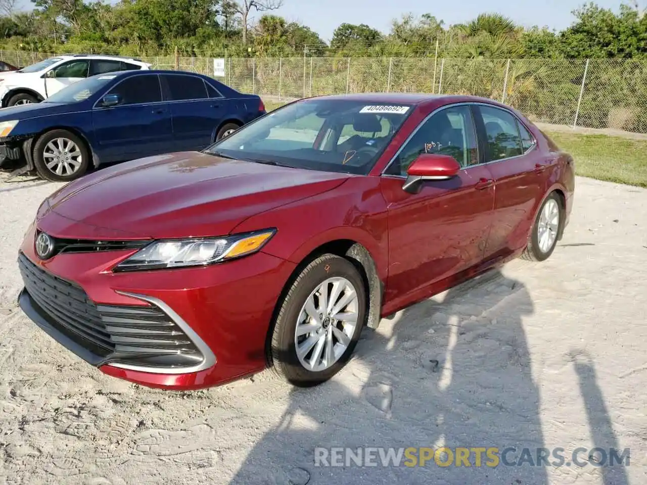 2 Photograph of a damaged car 4T1C11AK7MU528998 TOYOTA CAMRY 2021