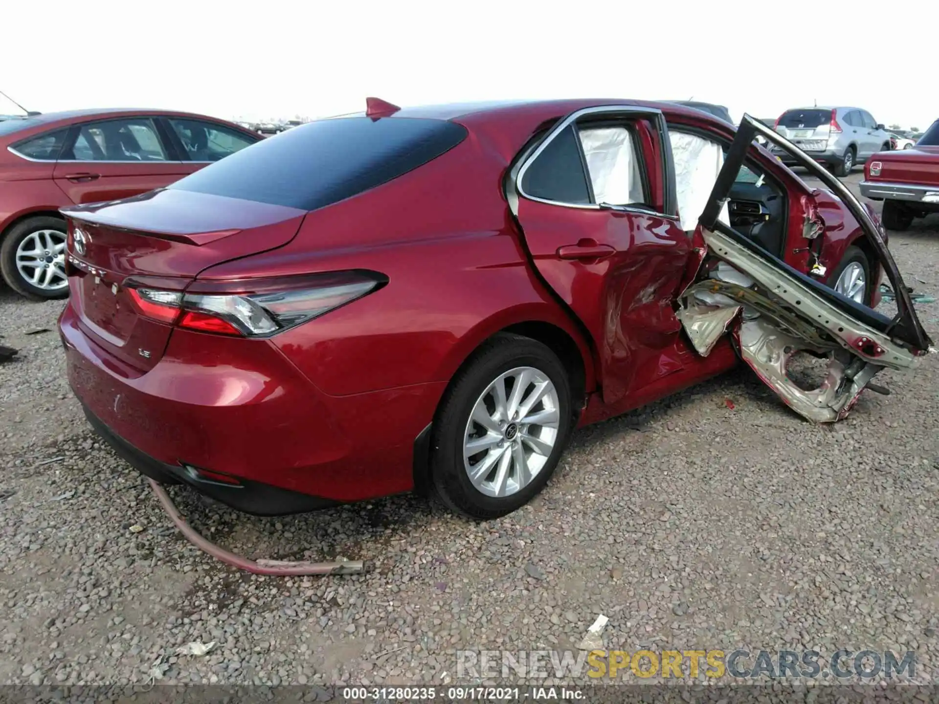 4 Photograph of a damaged car 4T1C11AK7MU529102 TOYOTA CAMRY 2021