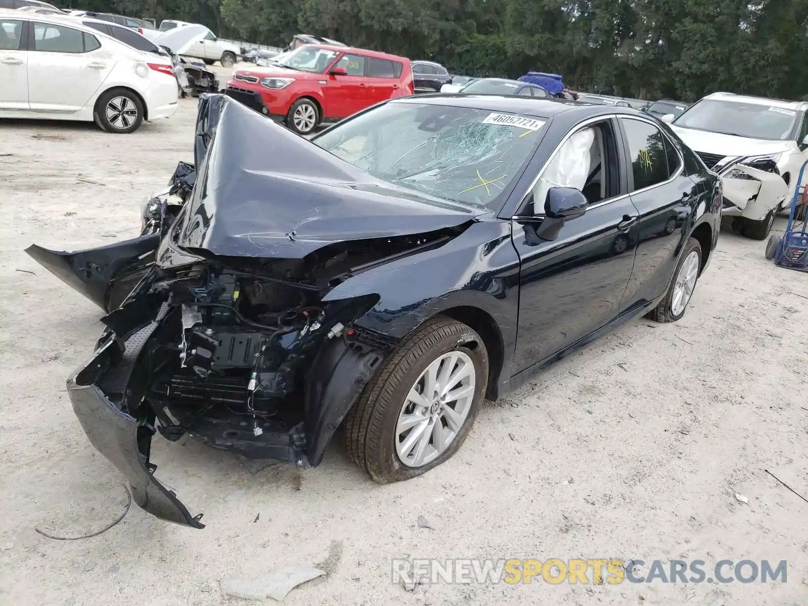 2 Photograph of a damaged car 4T1C11AK7MU532033 TOYOTA CAMRY 2021