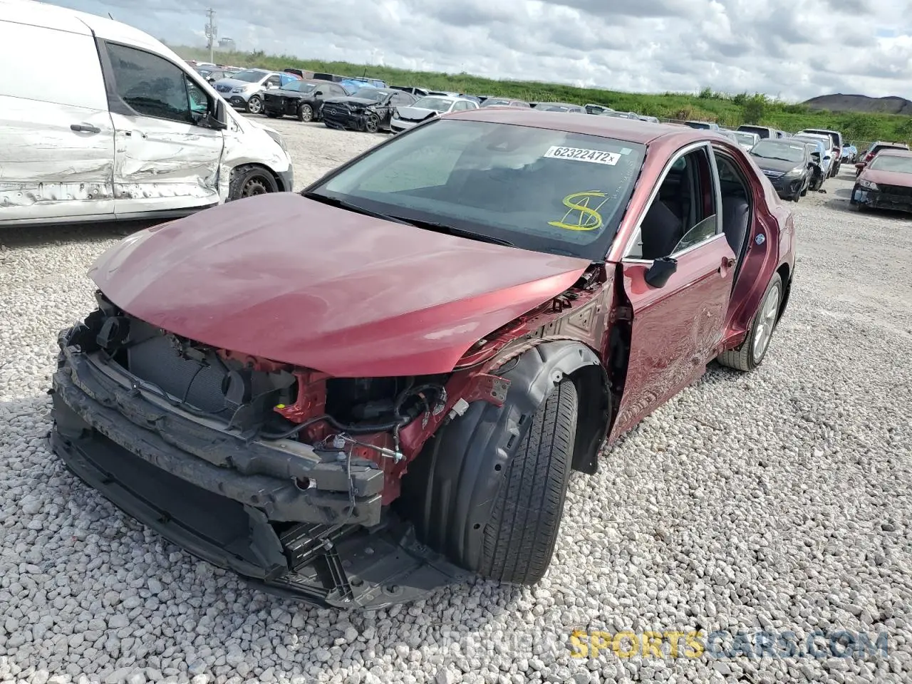 2 Photograph of a damaged car 4T1C11AK7MU546109 TOYOTA CAMRY 2021