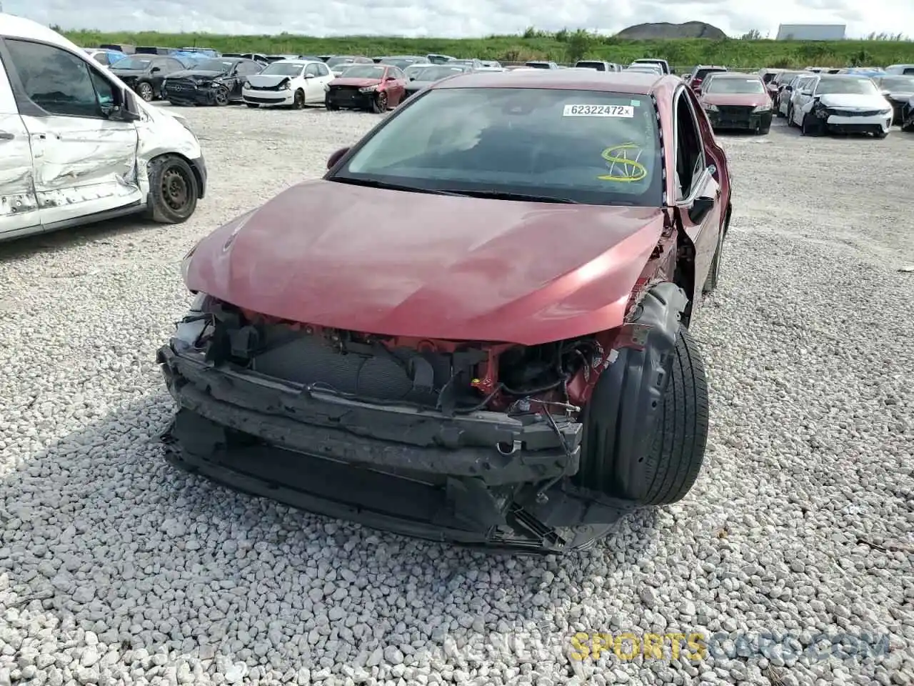 9 Photograph of a damaged car 4T1C11AK7MU546109 TOYOTA CAMRY 2021