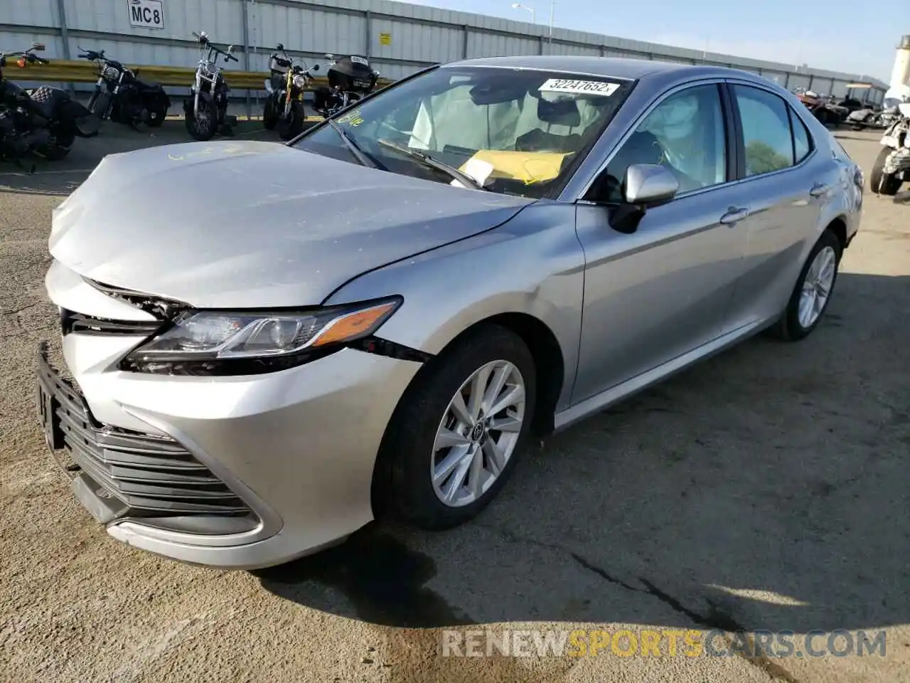 2 Photograph of a damaged car 4T1C11AK7MU548698 TOYOTA CAMRY 2021