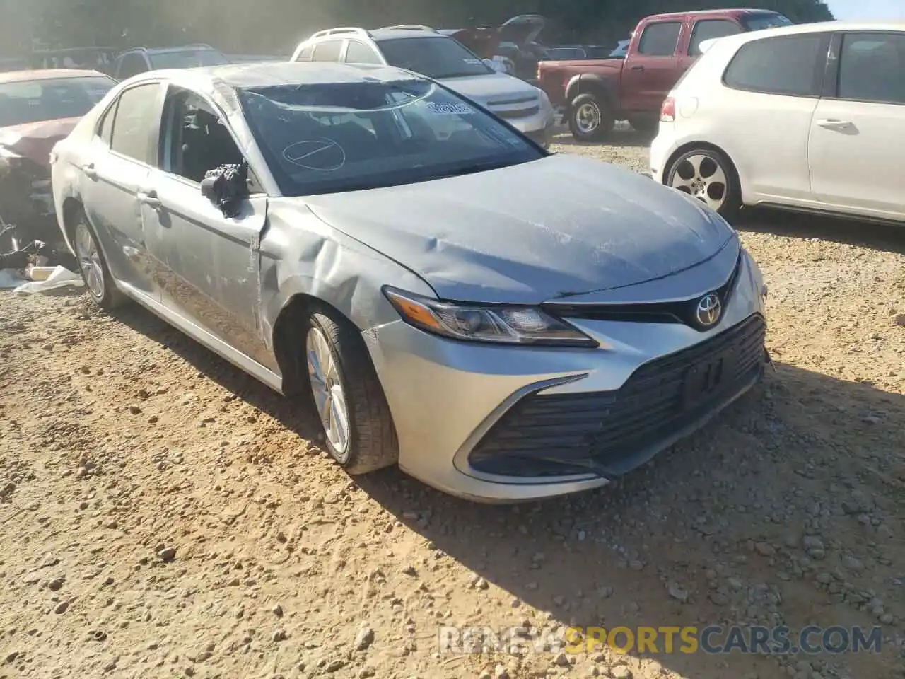 1 Photograph of a damaged car 4T1C11AK7MU554808 TOYOTA CAMRY 2021