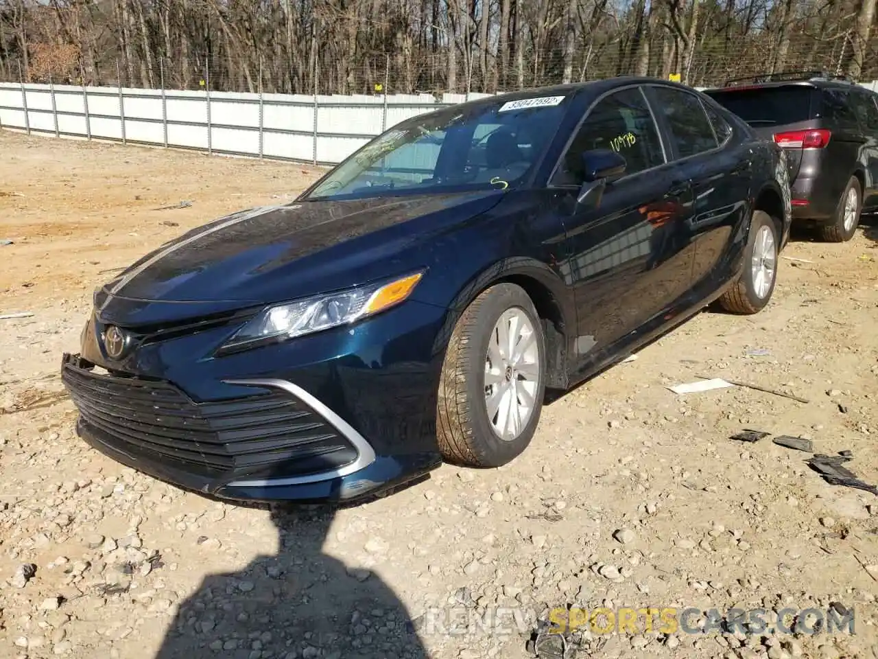 2 Photograph of a damaged car 4T1C11AK7MU559071 TOYOTA CAMRY 2021