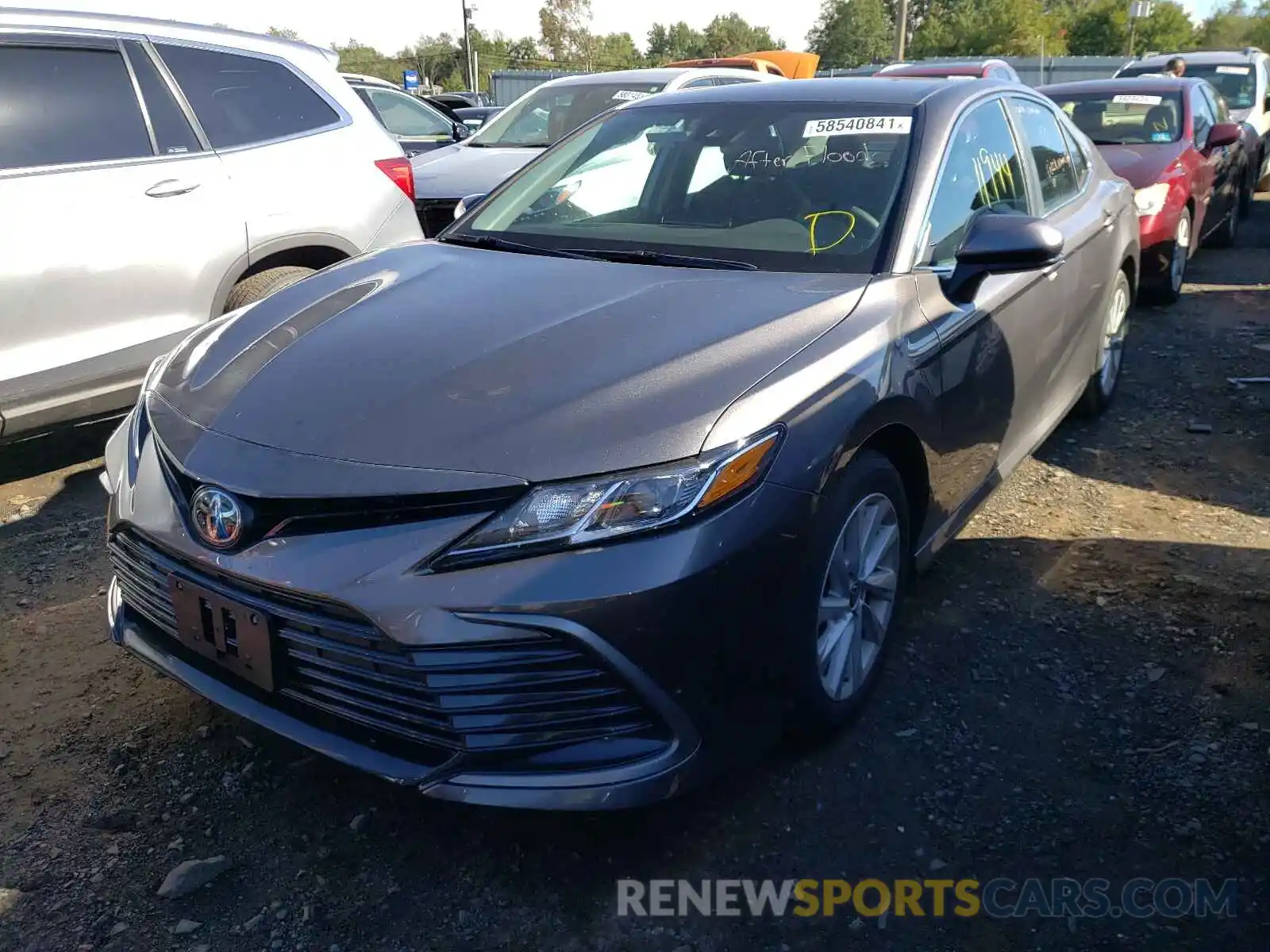 2 Photograph of a damaged car 4T1C11AK7MU563945 TOYOTA CAMRY 2021