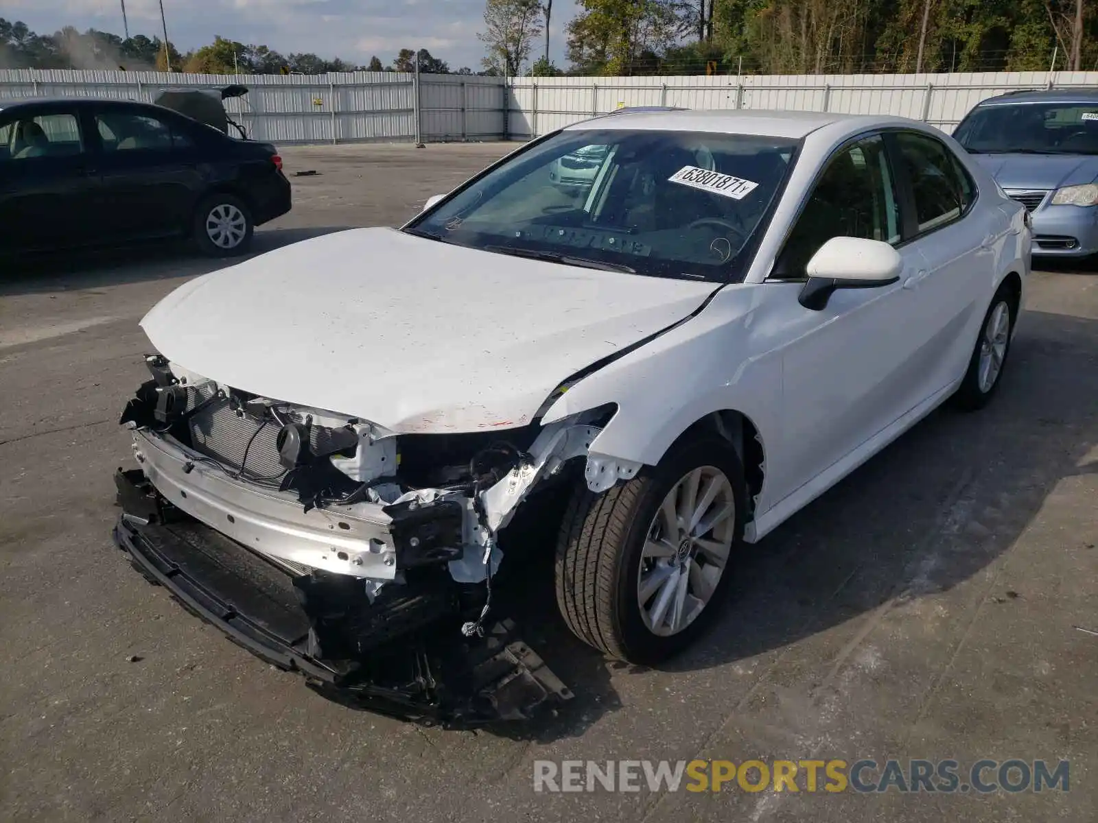 2 Photograph of a damaged car 4T1C11AK7MU564299 TOYOTA CAMRY 2021