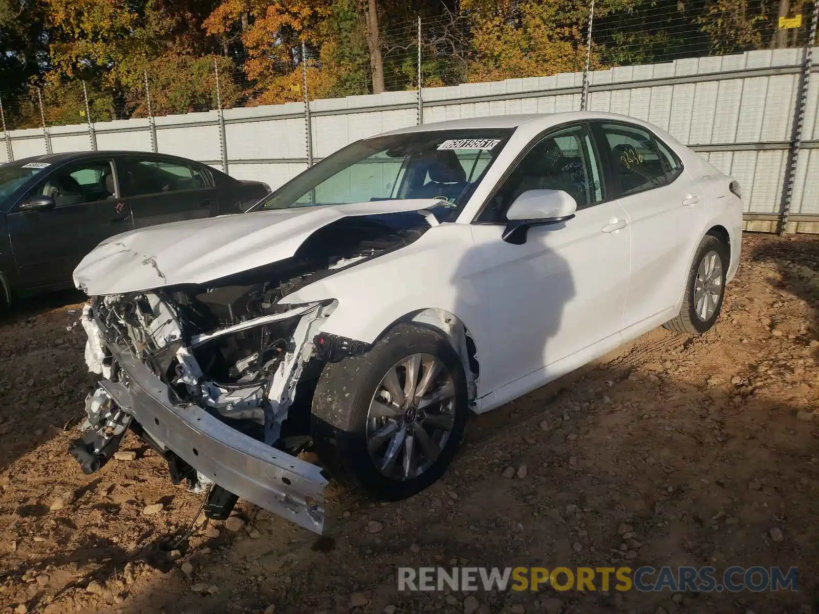 2 Photograph of a damaged car 4T1C11AK7MU573861 TOYOTA CAMRY 2021