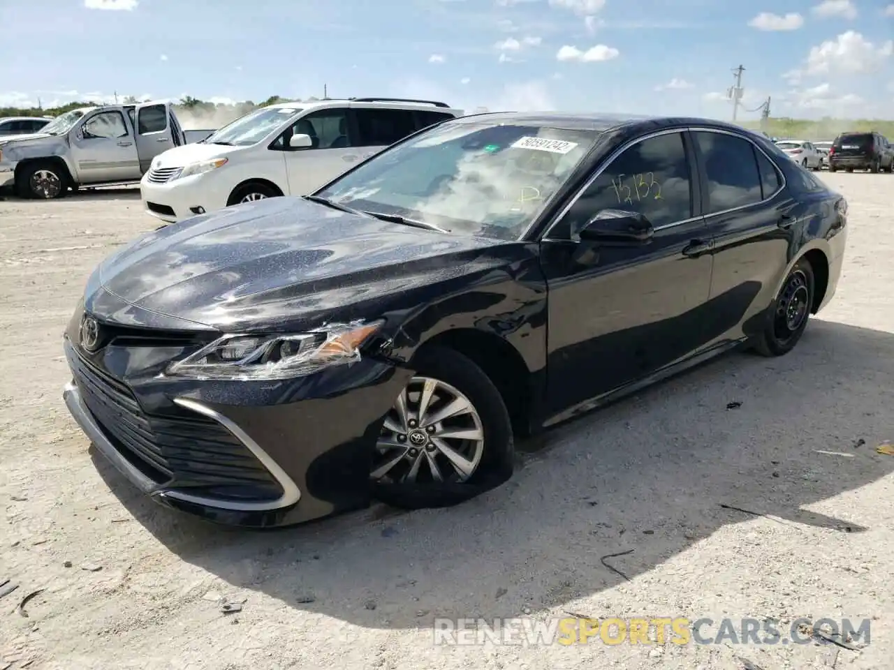 2 Photograph of a damaged car 4T1C11AK7MU578820 TOYOTA CAMRY 2021