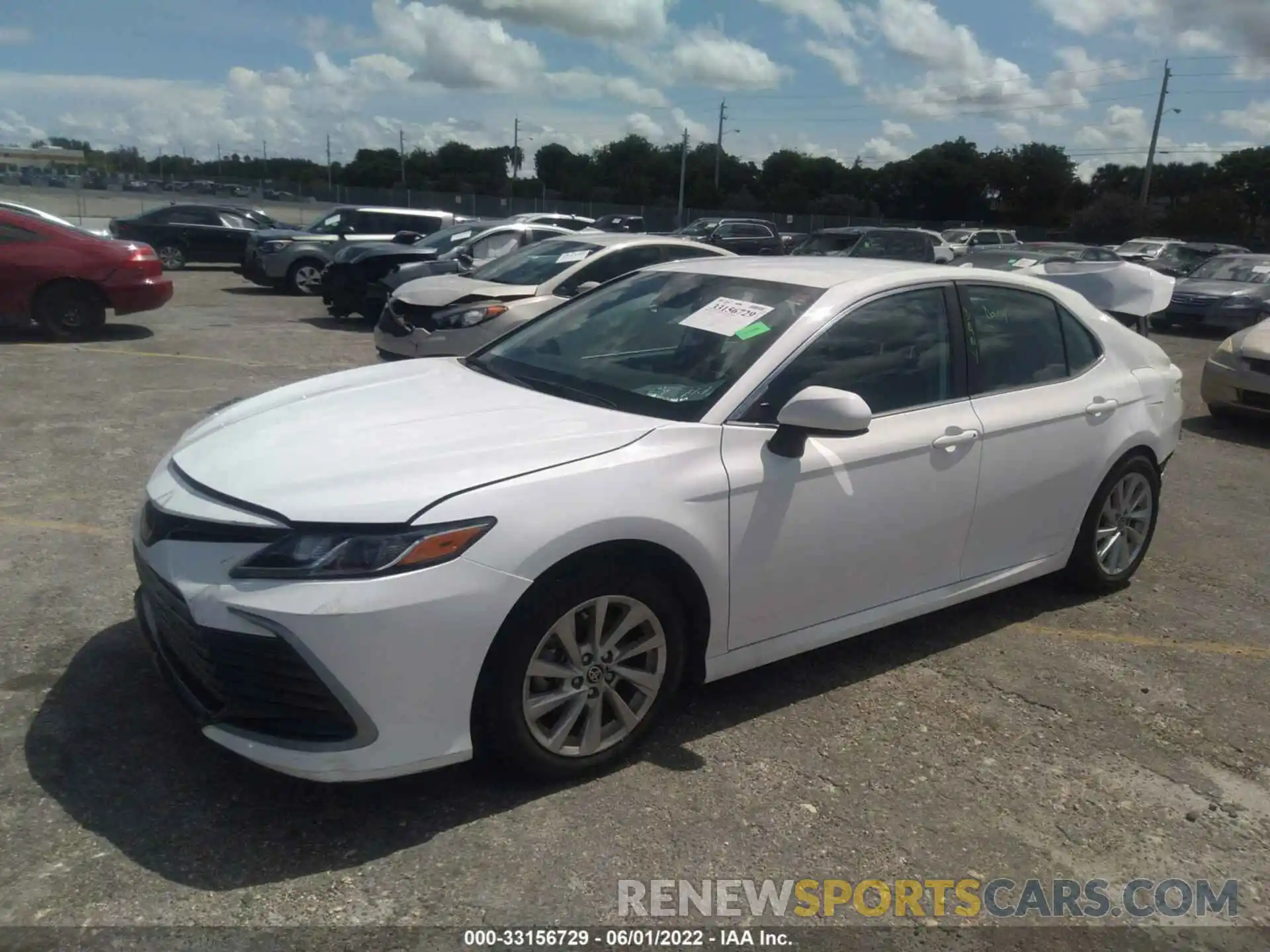 2 Photograph of a damaged car 4T1C11AK7MU579577 TOYOTA CAMRY 2021