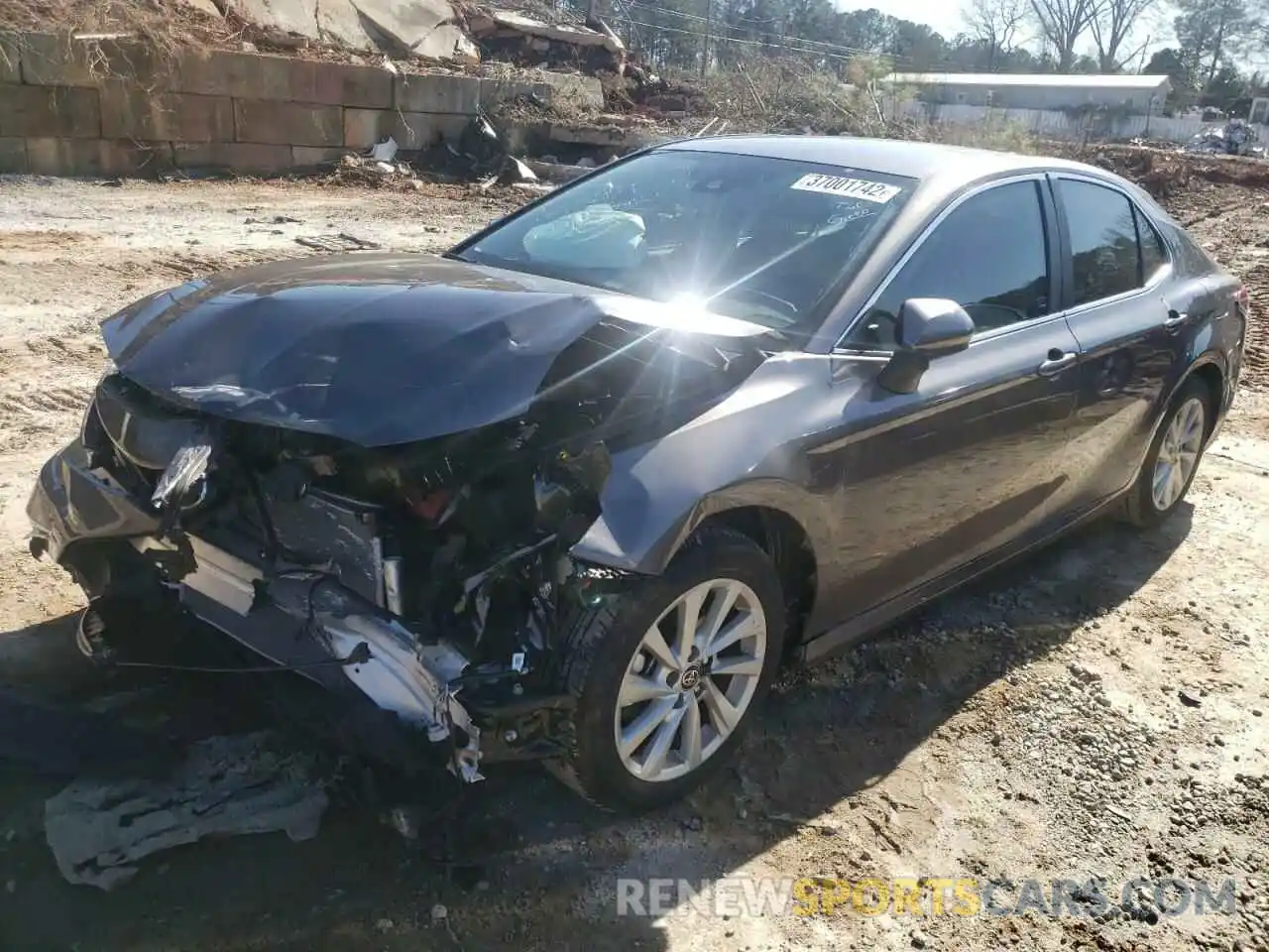 2 Photograph of a damaged car 4T1C11AK7MU582916 TOYOTA CAMRY 2021