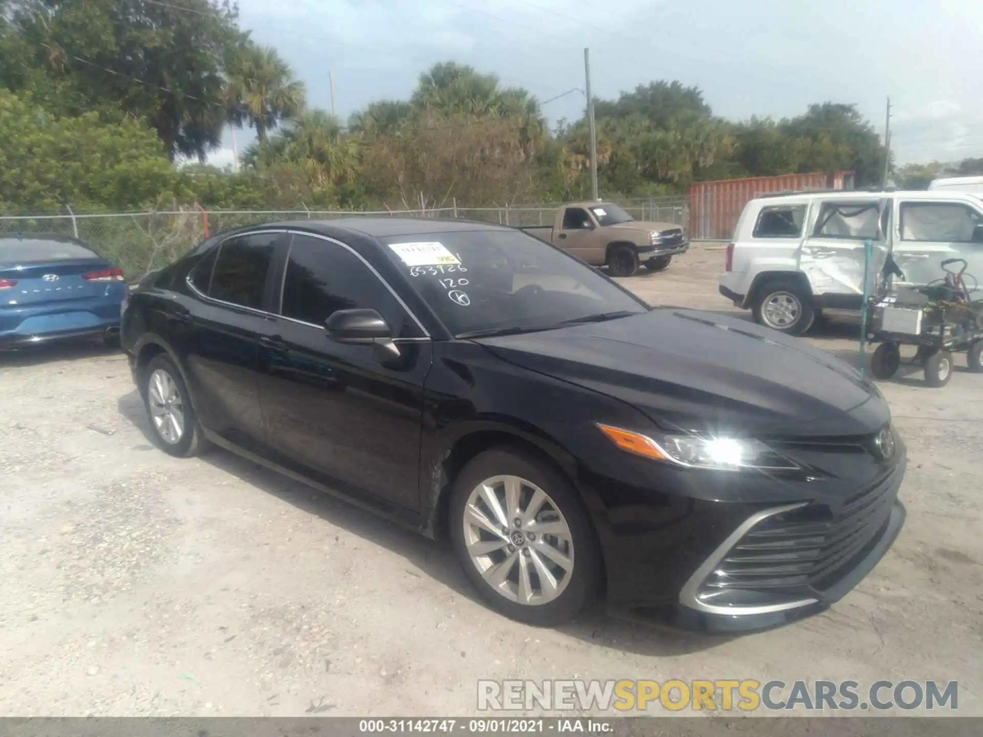 1 Photograph of a damaged car 4T1C11AK7MU583371 TOYOTA CAMRY 2021