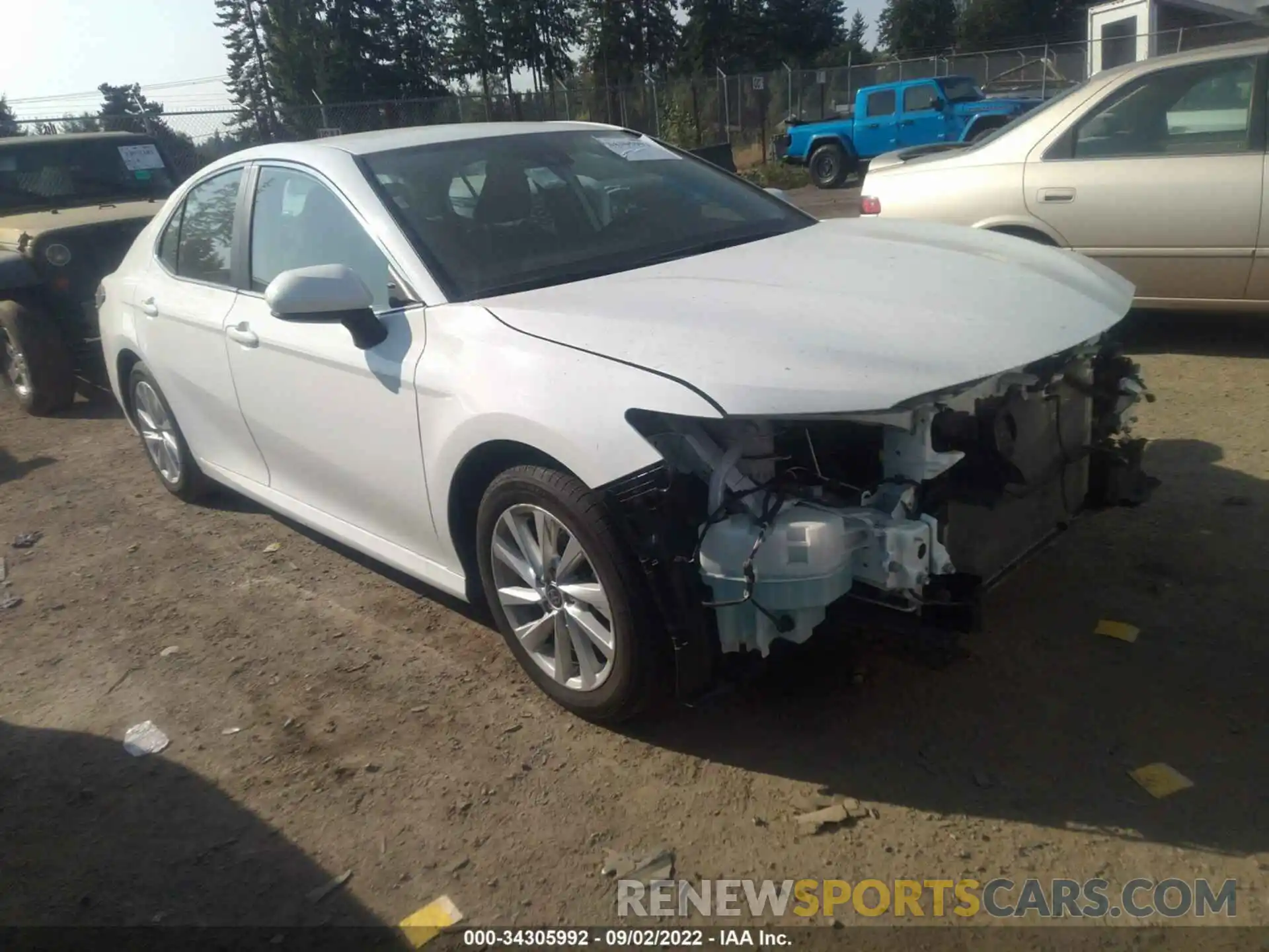 1 Photograph of a damaged car 4T1C11AK7MU591051 TOYOTA CAMRY 2021