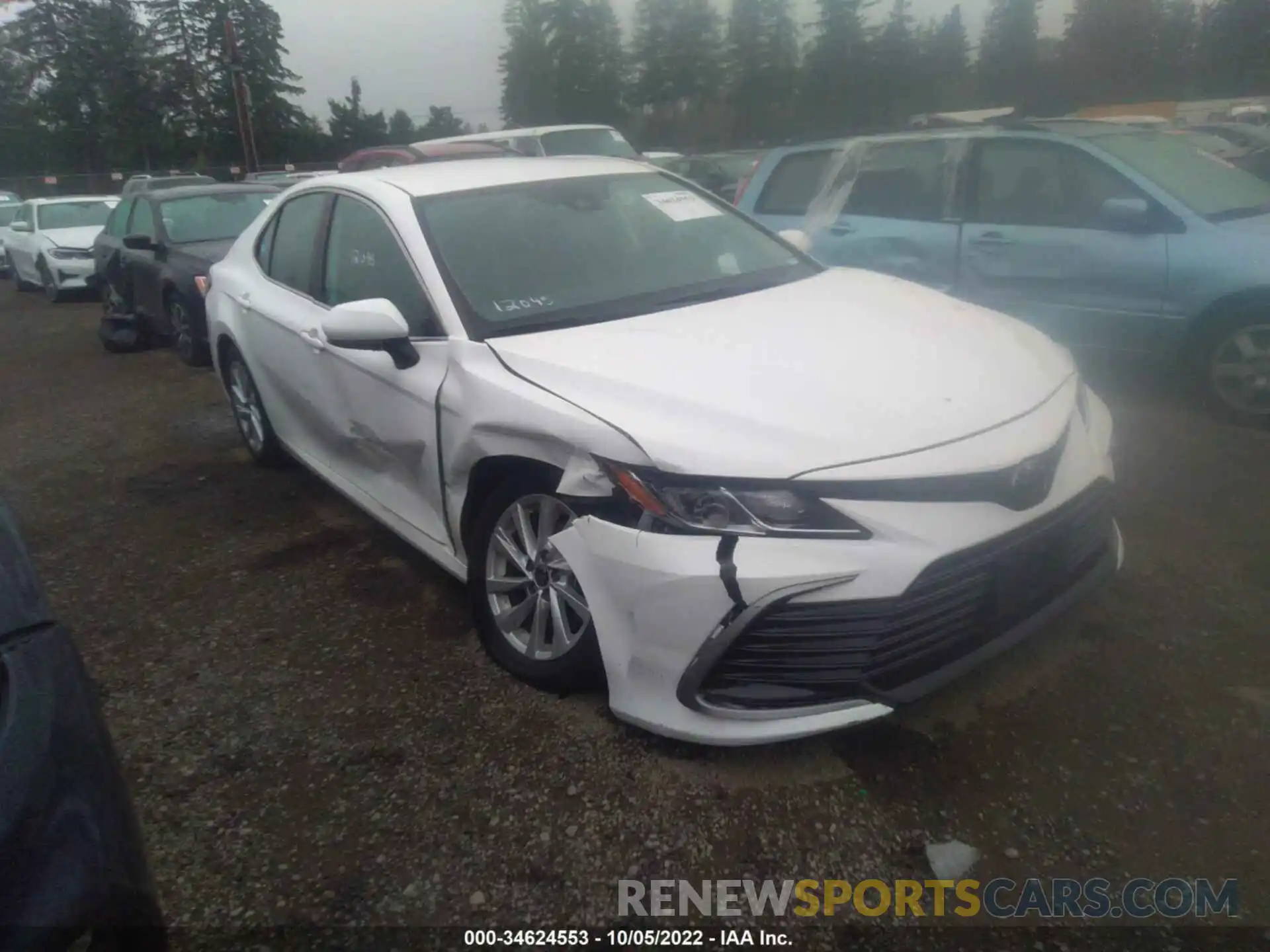 1 Photograph of a damaged car 4T1C11AK7MU602582 TOYOTA CAMRY 2021