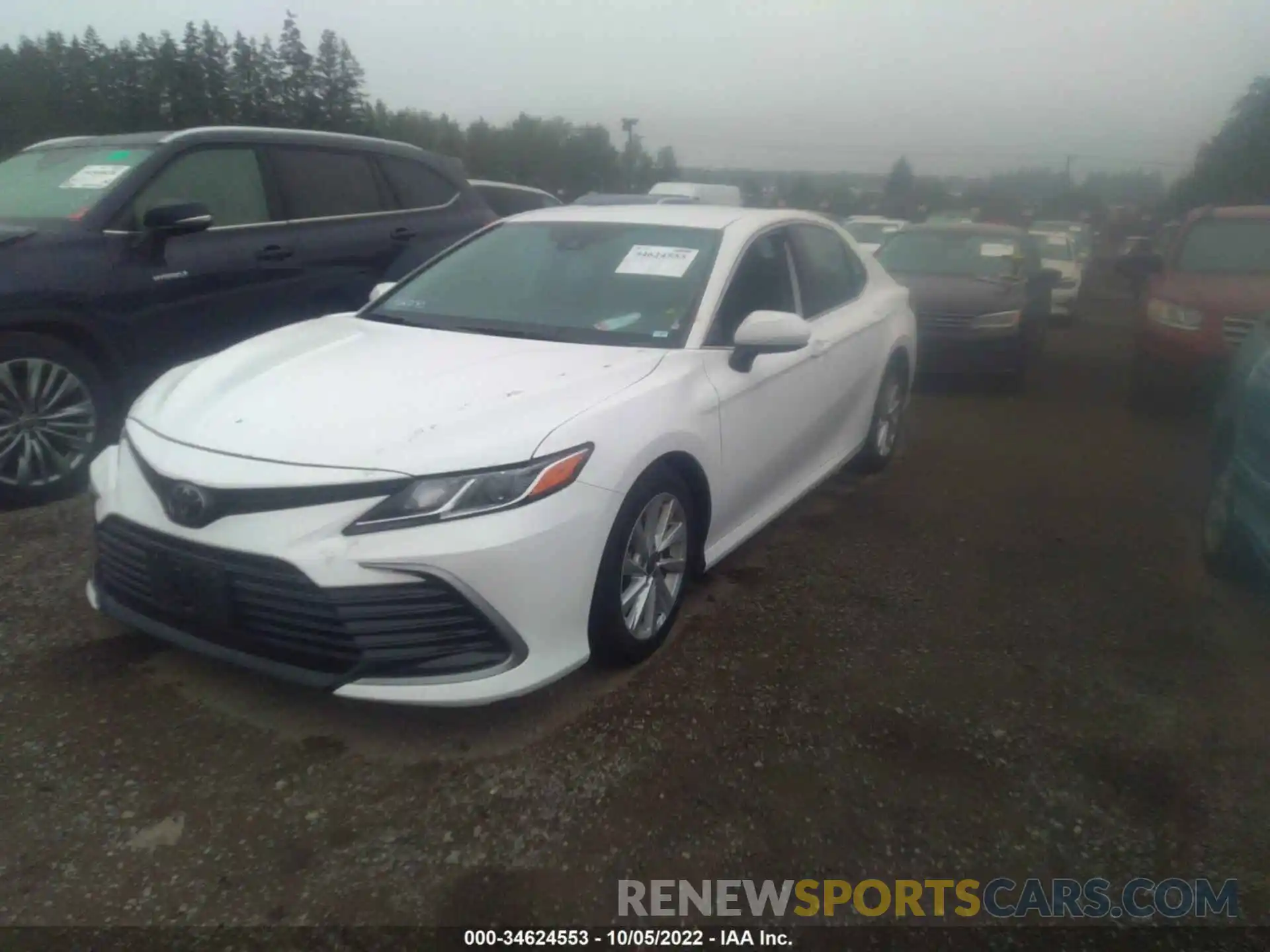 2 Photograph of a damaged car 4T1C11AK7MU602582 TOYOTA CAMRY 2021