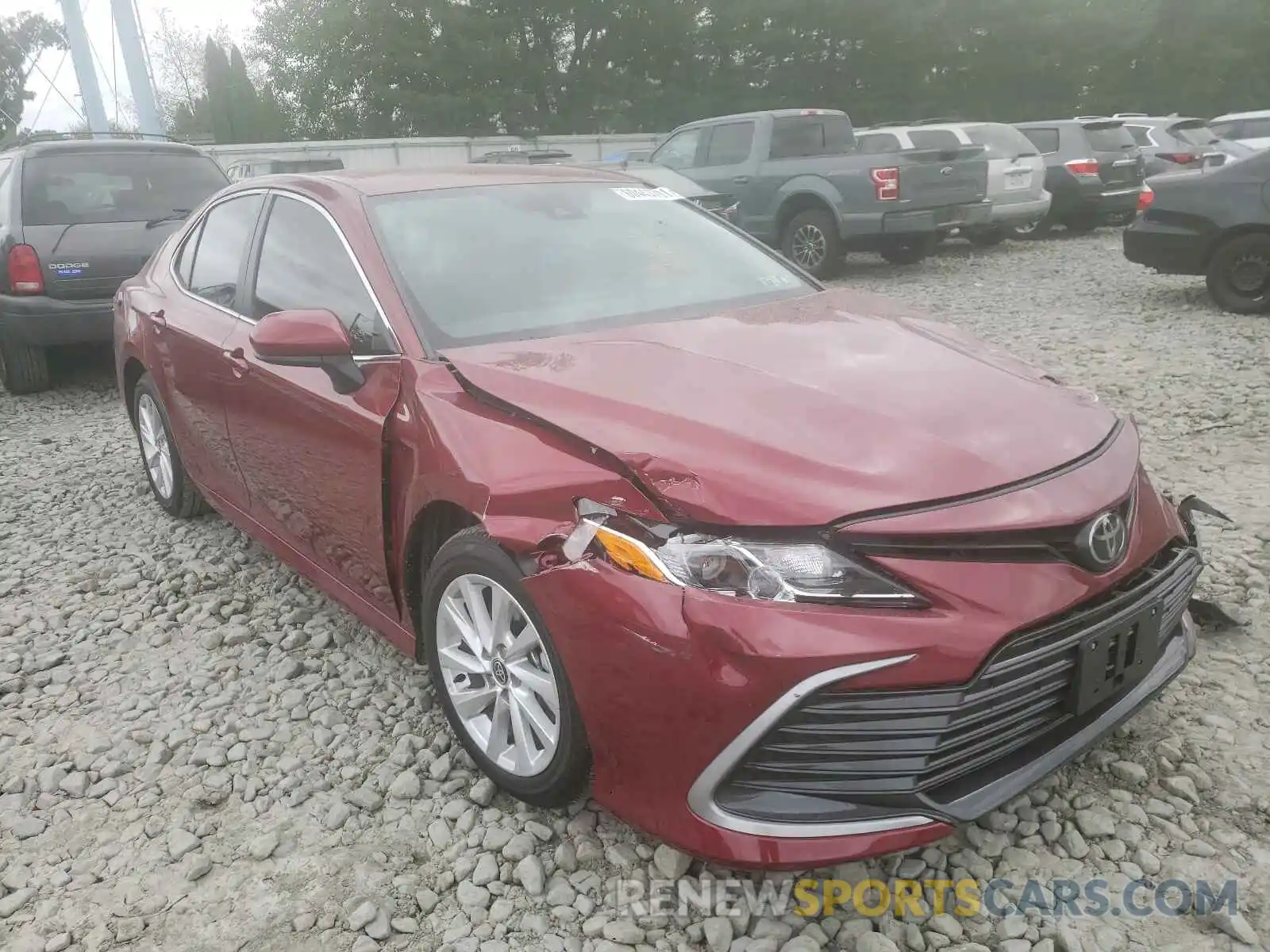 1 Photograph of a damaged car 4T1C11AK7MU608270 TOYOTA CAMRY 2021