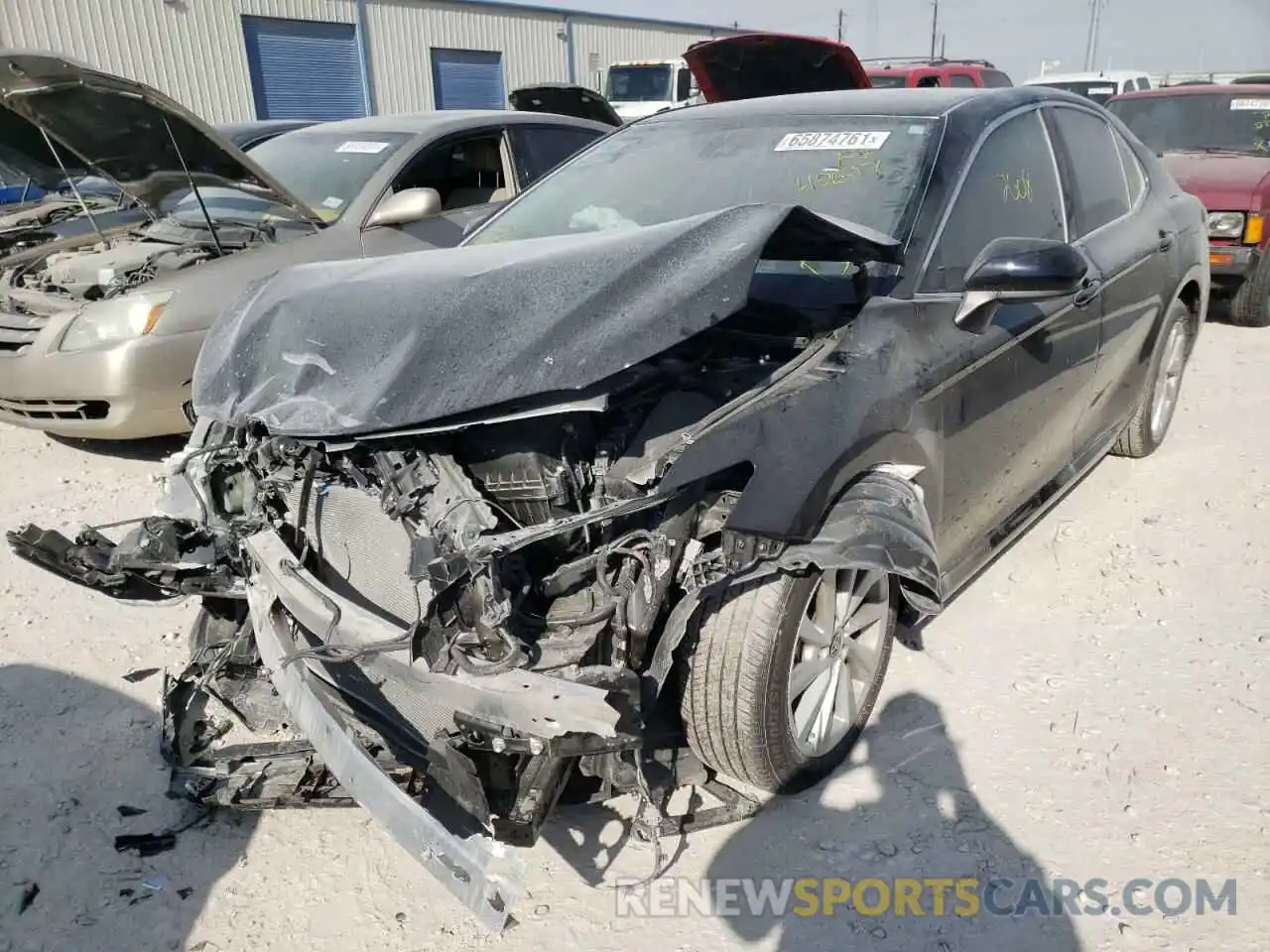 2 Photograph of a damaged car 4T1C11AK8MU406697 TOYOTA CAMRY 2021