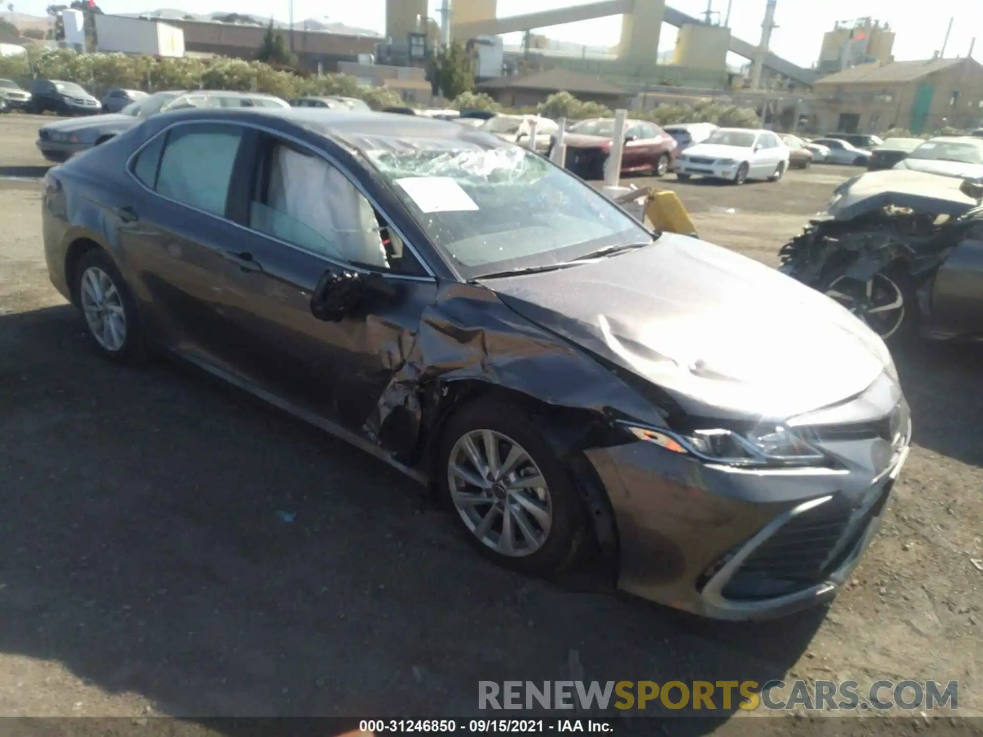 1 Photograph of a damaged car 4T1C11AK8MU423953 TOYOTA CAMRY 2021