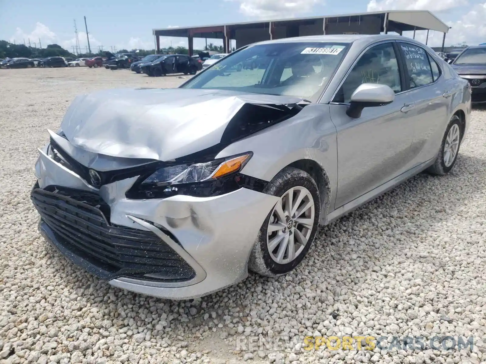 2 Photograph of a damaged car 4T1C11AK8MU429204 TOYOTA CAMRY 2021