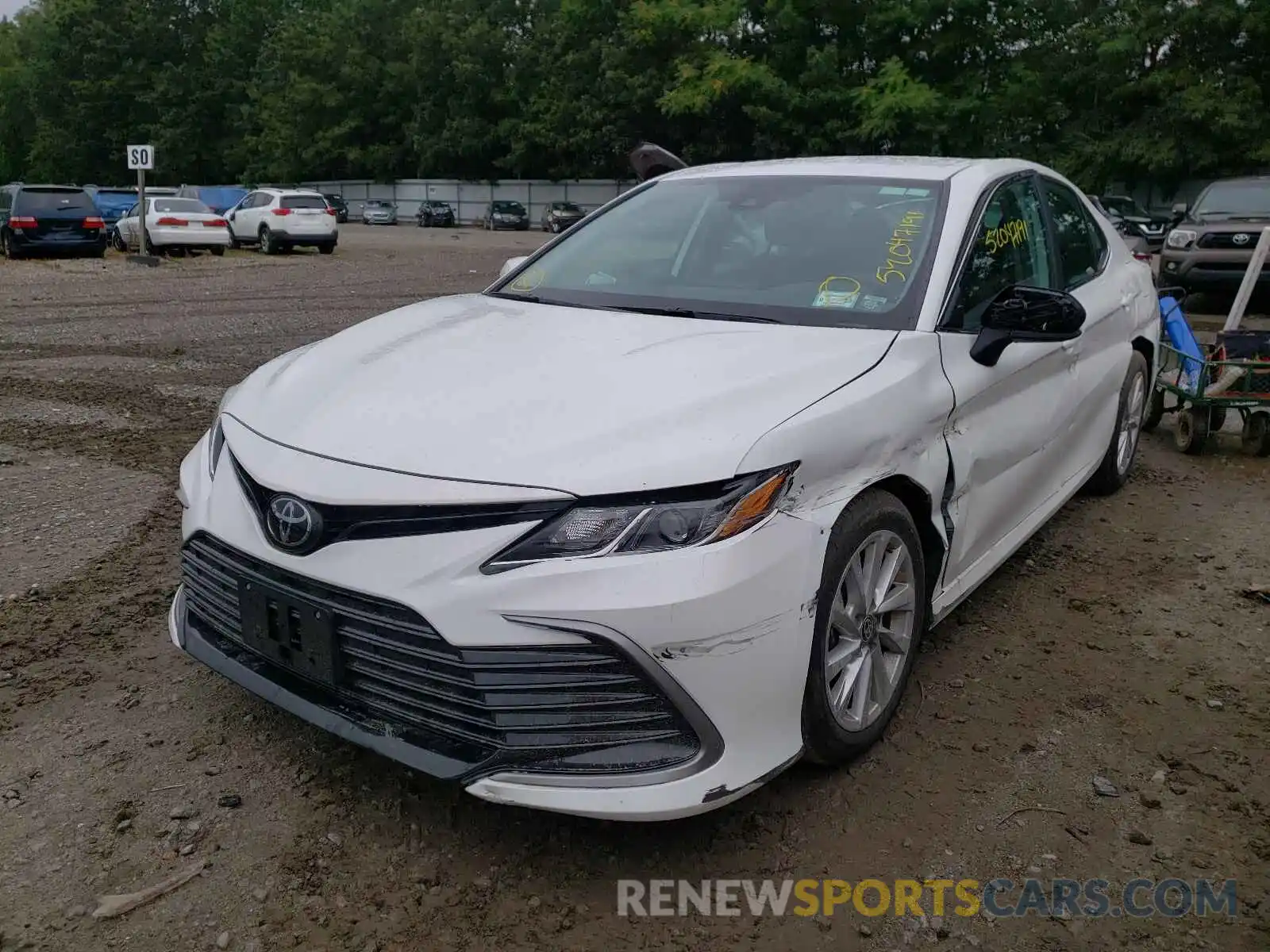 2 Photograph of a damaged car 4T1C11AK8MU445967 TOYOTA CAMRY 2021