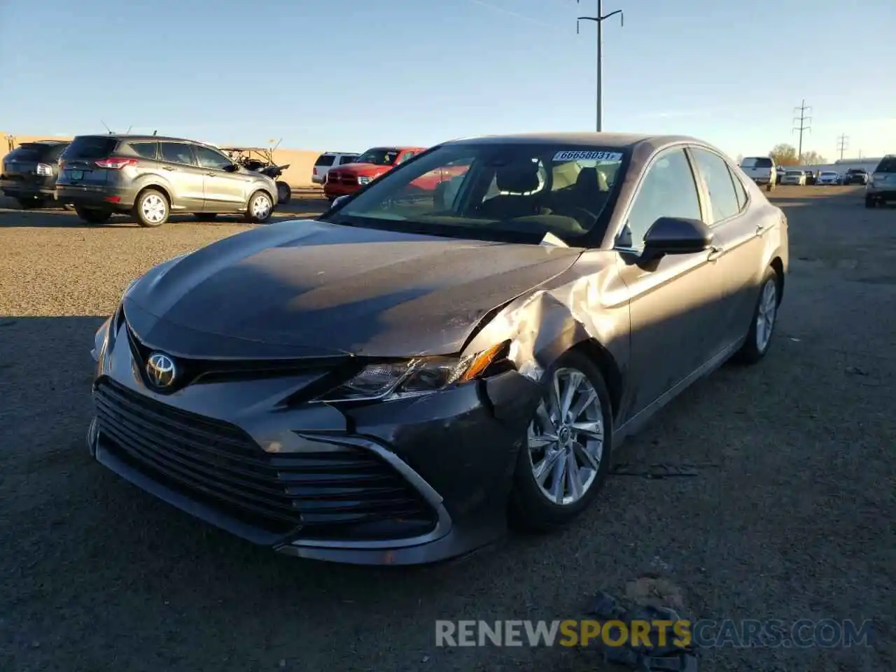 2 Photograph of a damaged car 4T1C11AK8MU451977 TOYOTA CAMRY 2021