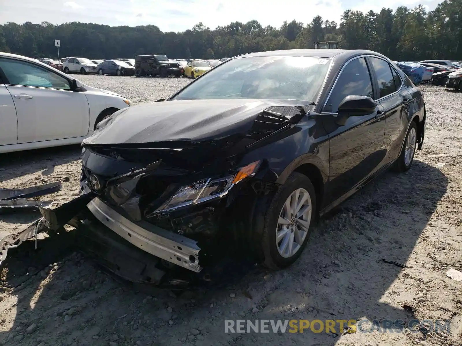 2 Photograph of a damaged car 4T1C11AK8MU476393 TOYOTA CAMRY 2021