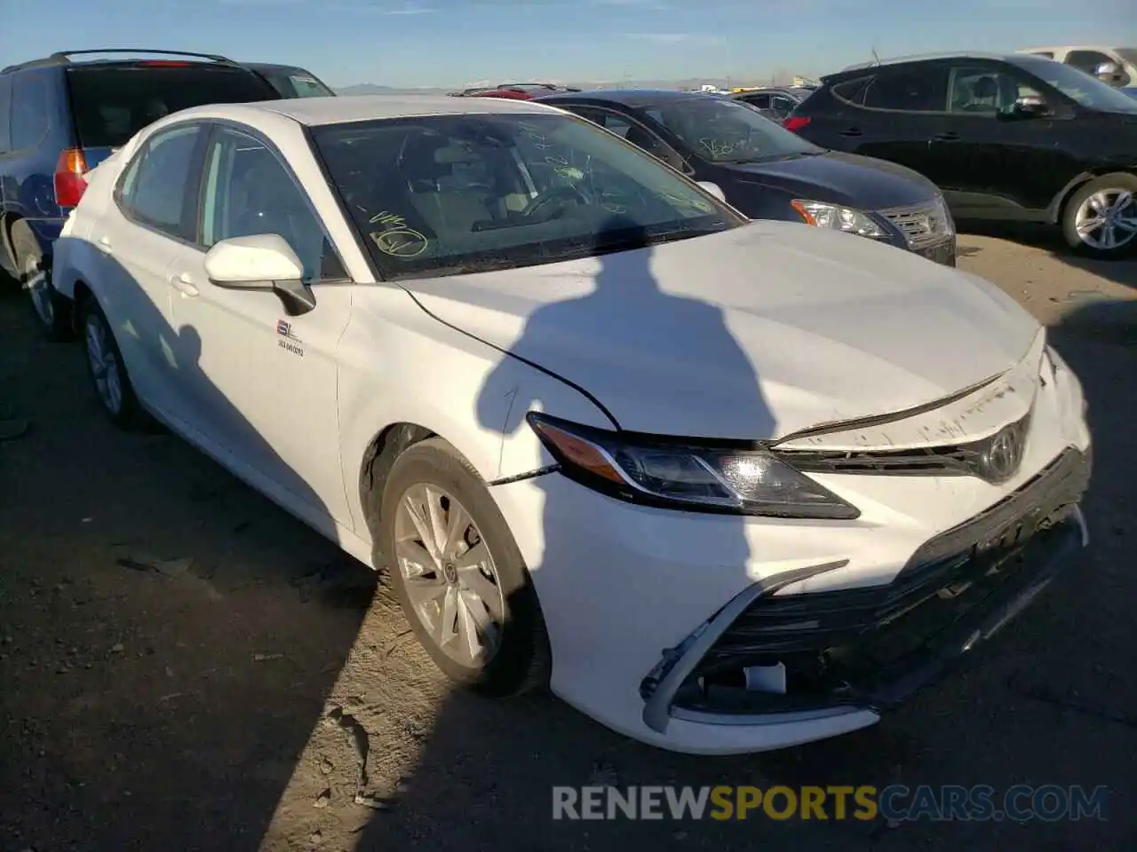 2 Photograph of a damaged car 4T1C11AK8MU489435 TOYOTA CAMRY 2021