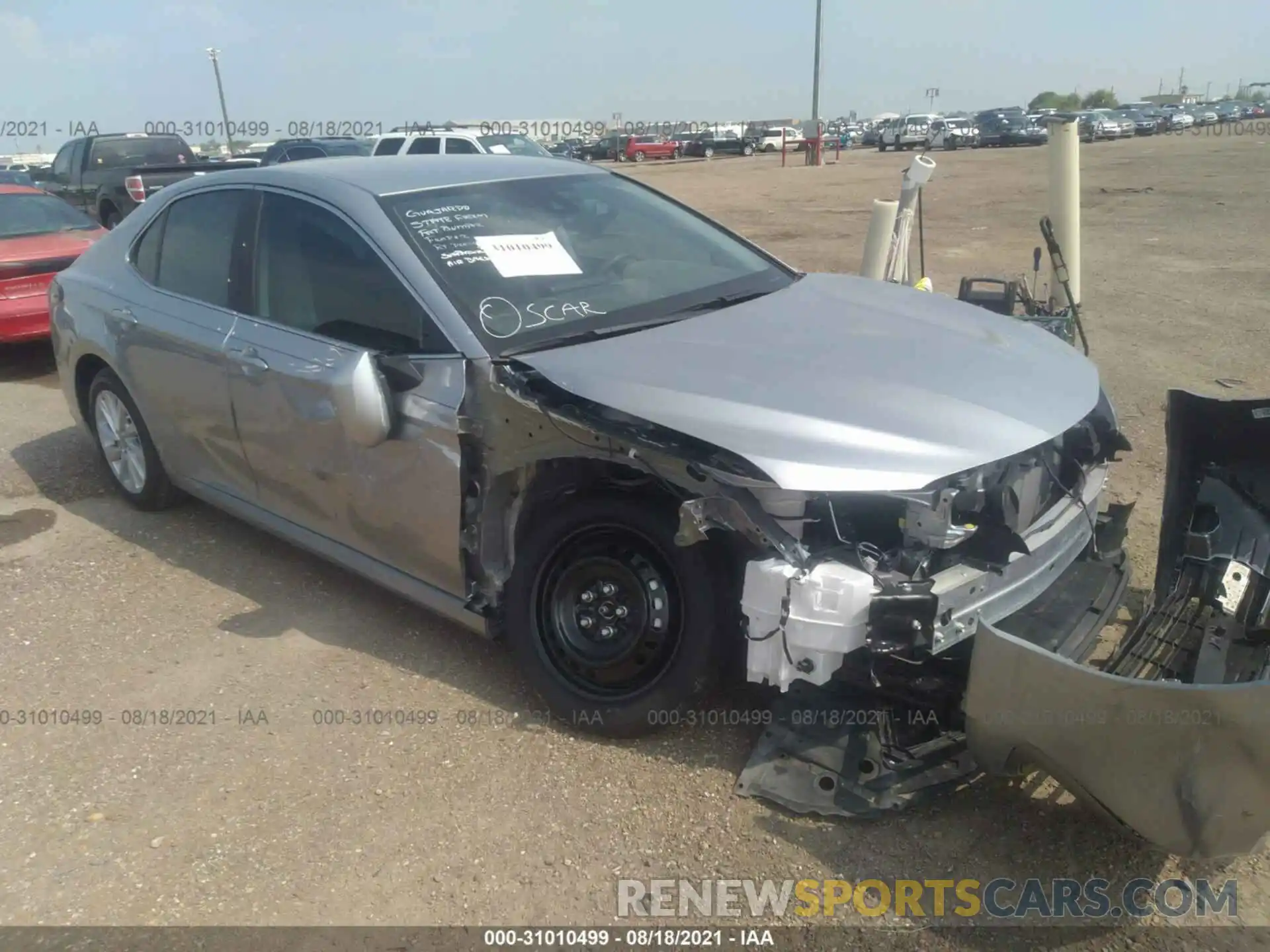 1 Photograph of a damaged car 4T1C11AK8MU515600 TOYOTA CAMRY 2021