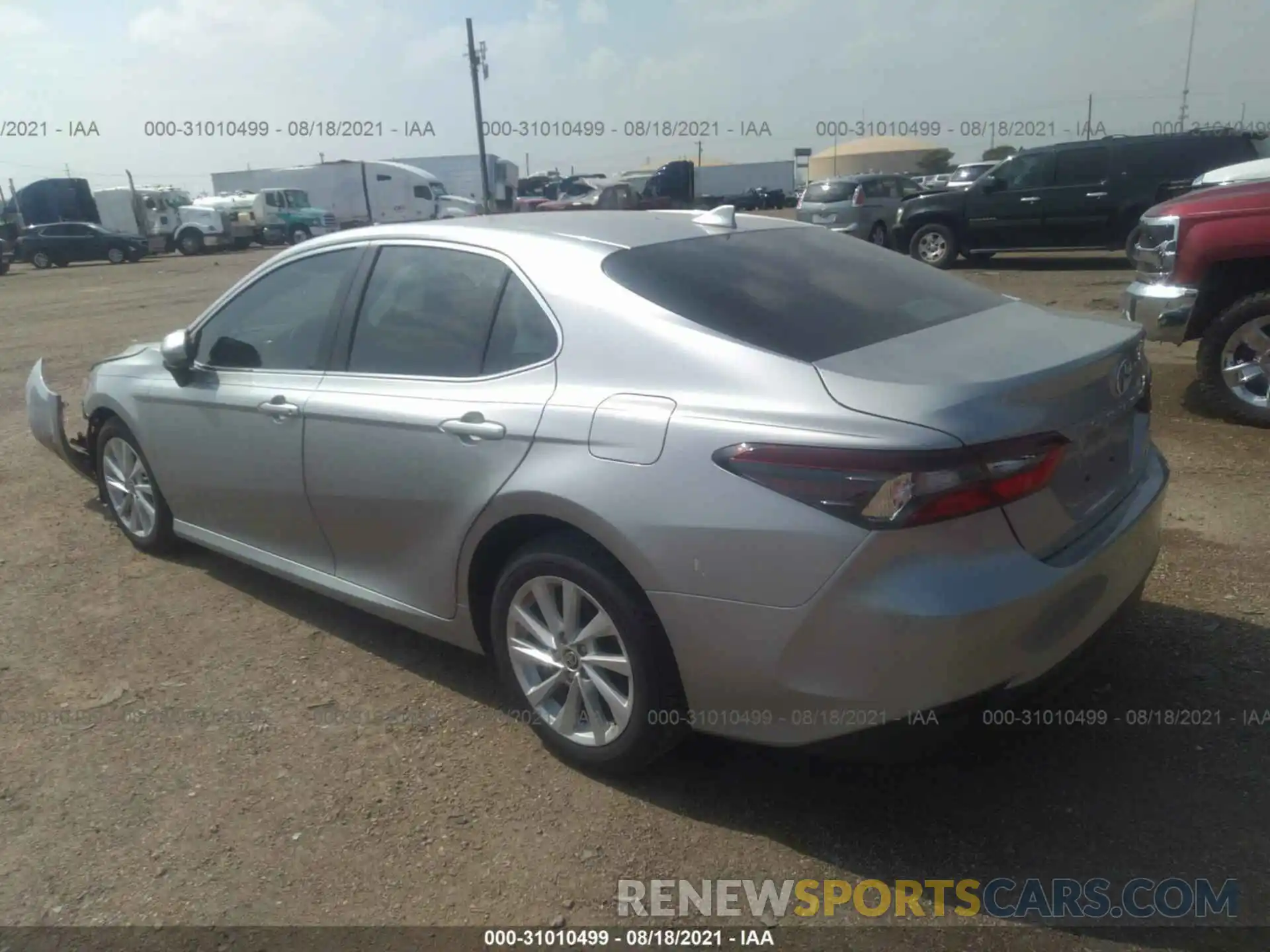 3 Photograph of a damaged car 4T1C11AK8MU515600 TOYOTA CAMRY 2021